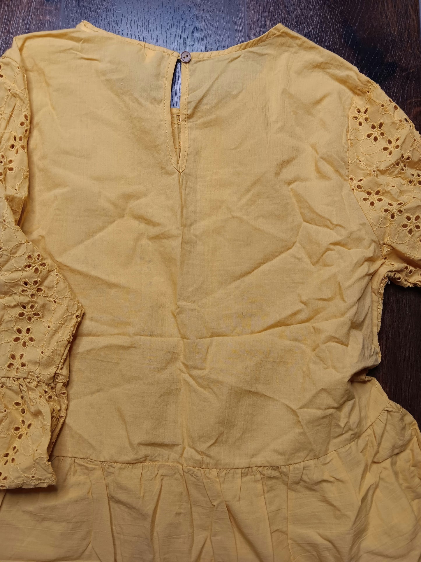 Canary yellow blouse size Large Brand available by Angela Fashion  image 5