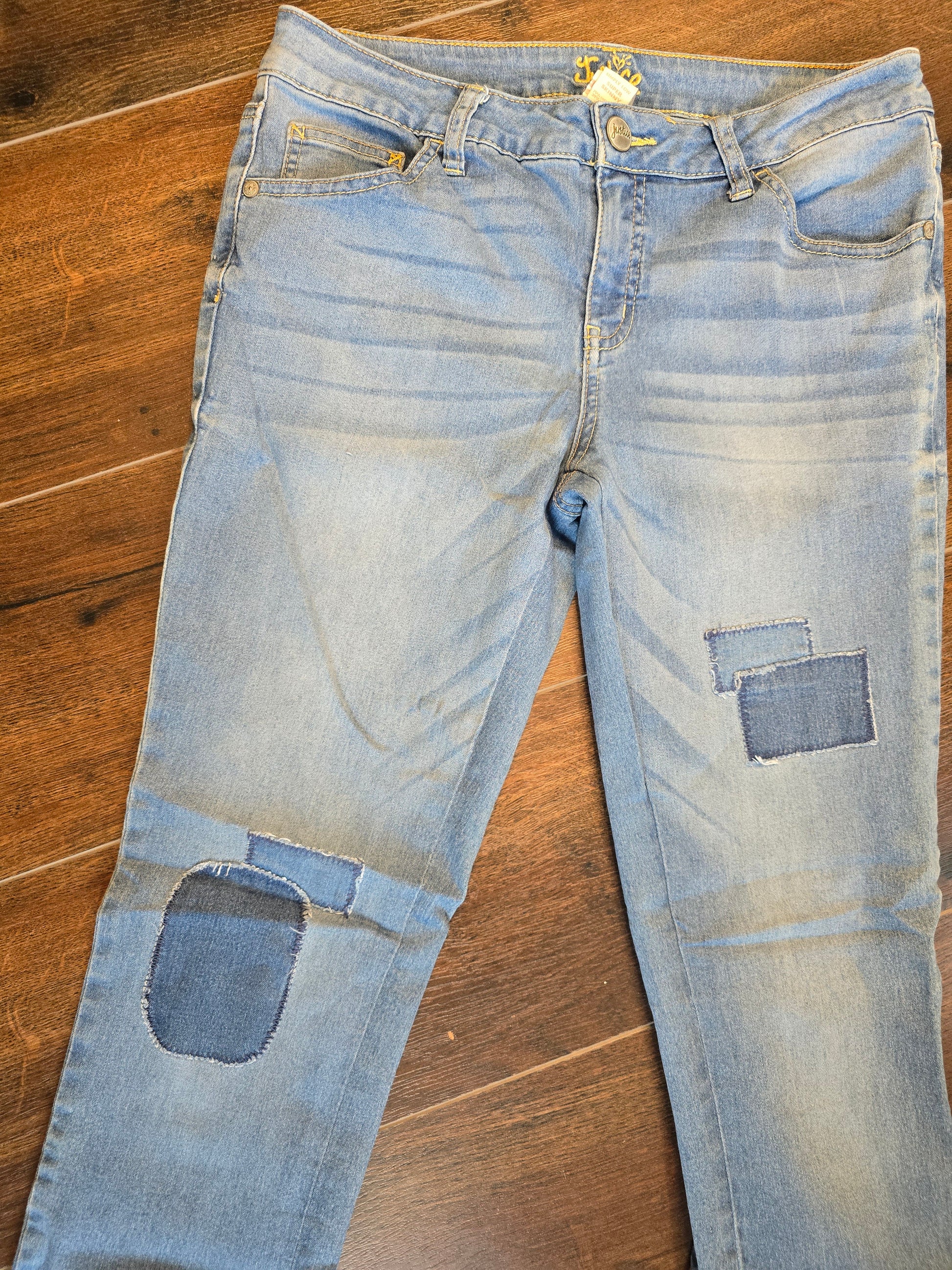 Girl skinny denim/jeans size 14.5 image 0