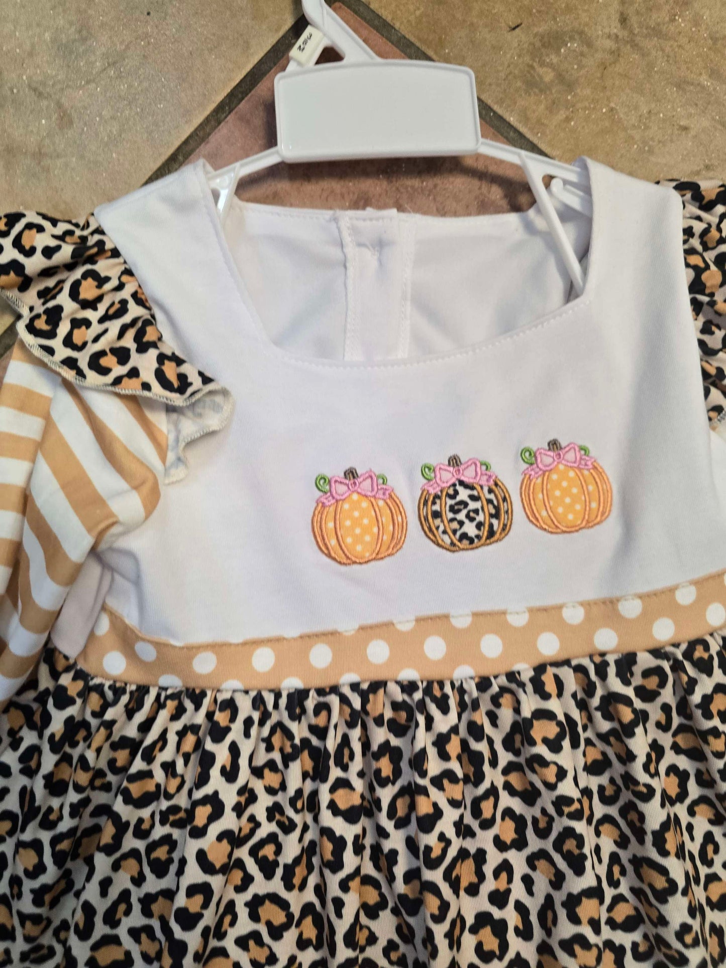 Little girl fall pants set 4y NEW WITH TAG image 4