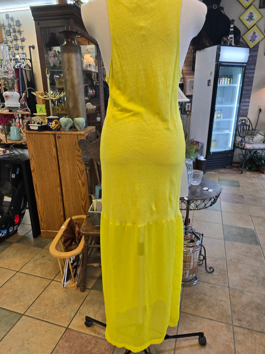 Yellow sun dress size Medium image 1