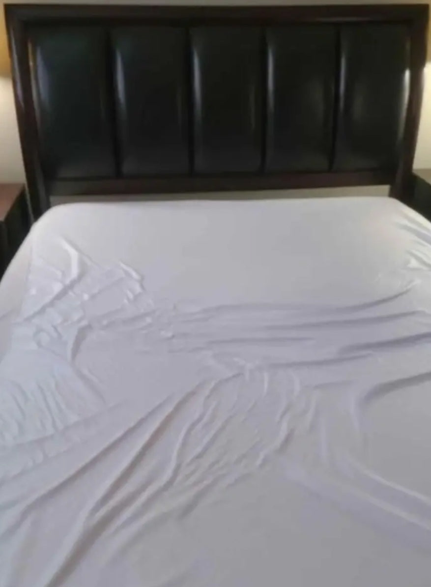 King bed frame headboard footboard side rails image 0