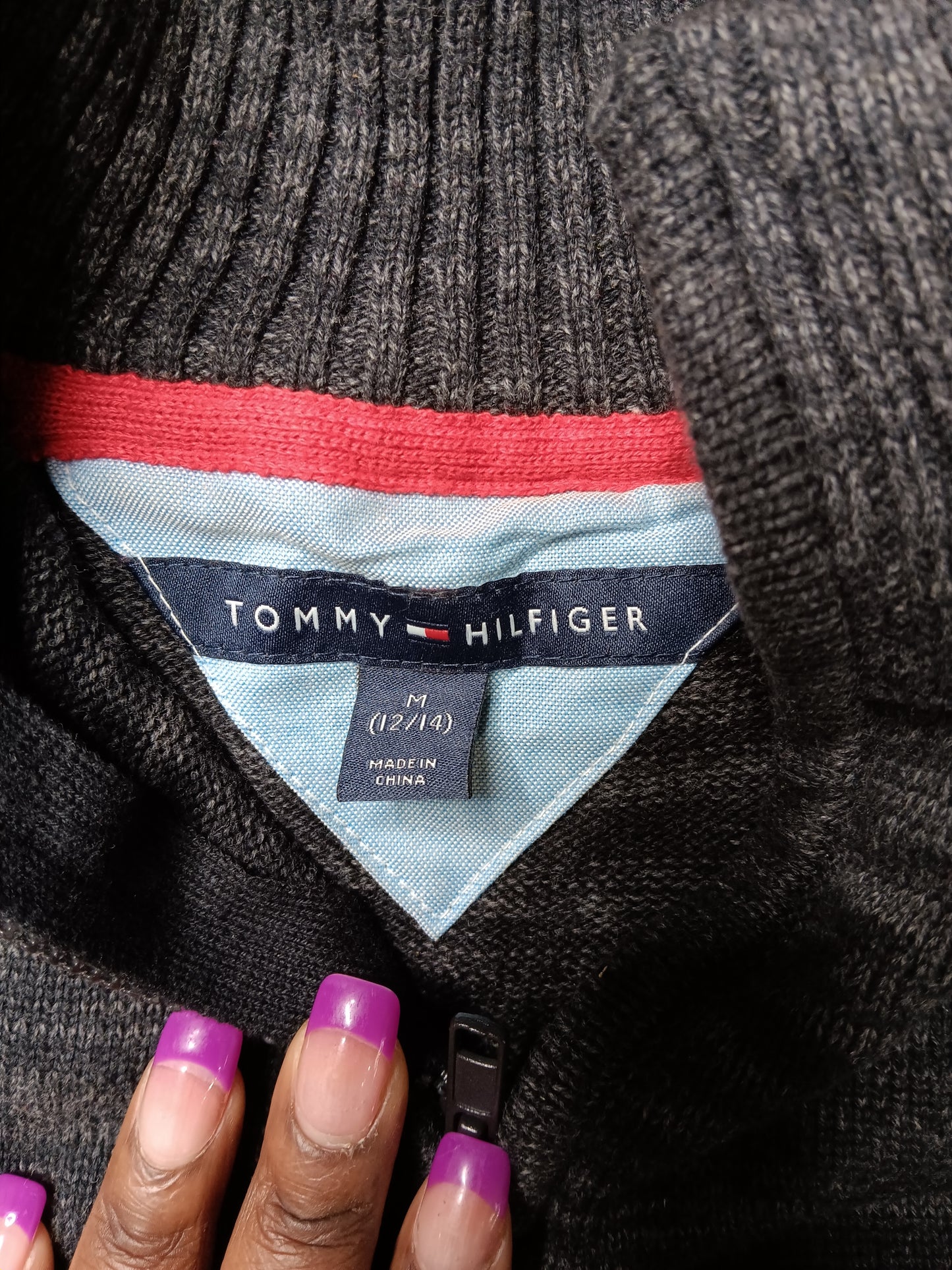 Tommy hilfiger boy cardigan 12/14 set of 2 image 2