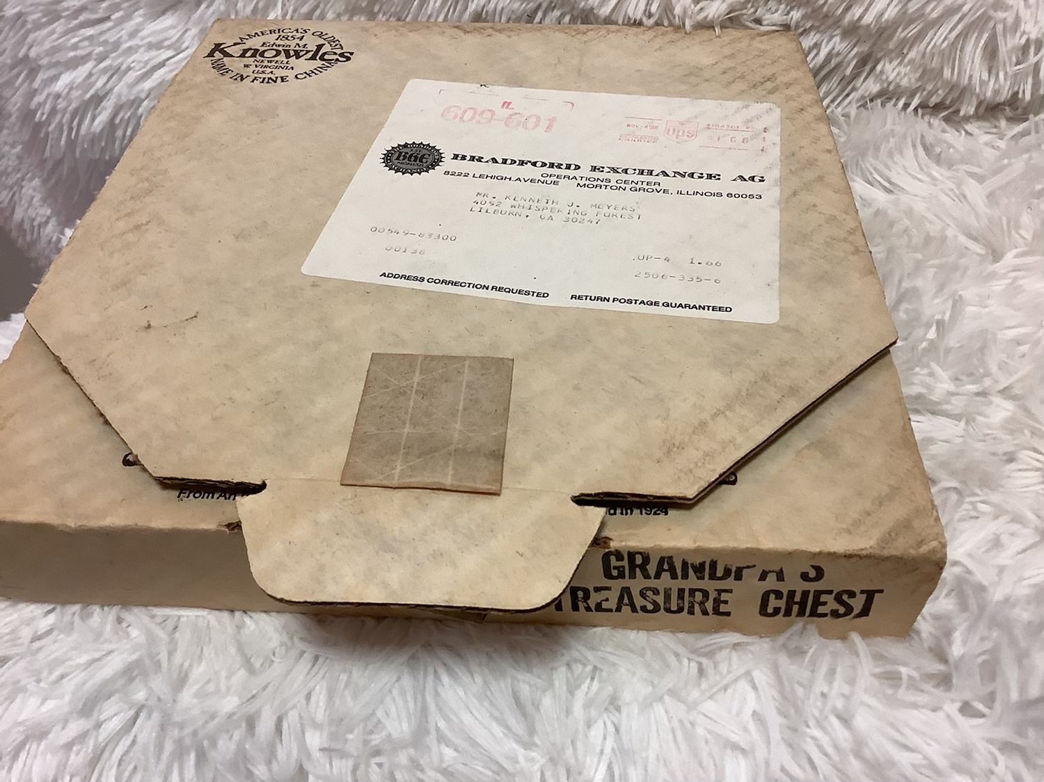 Norman Rockwell “grandpa’s treasure chest” plate image 3