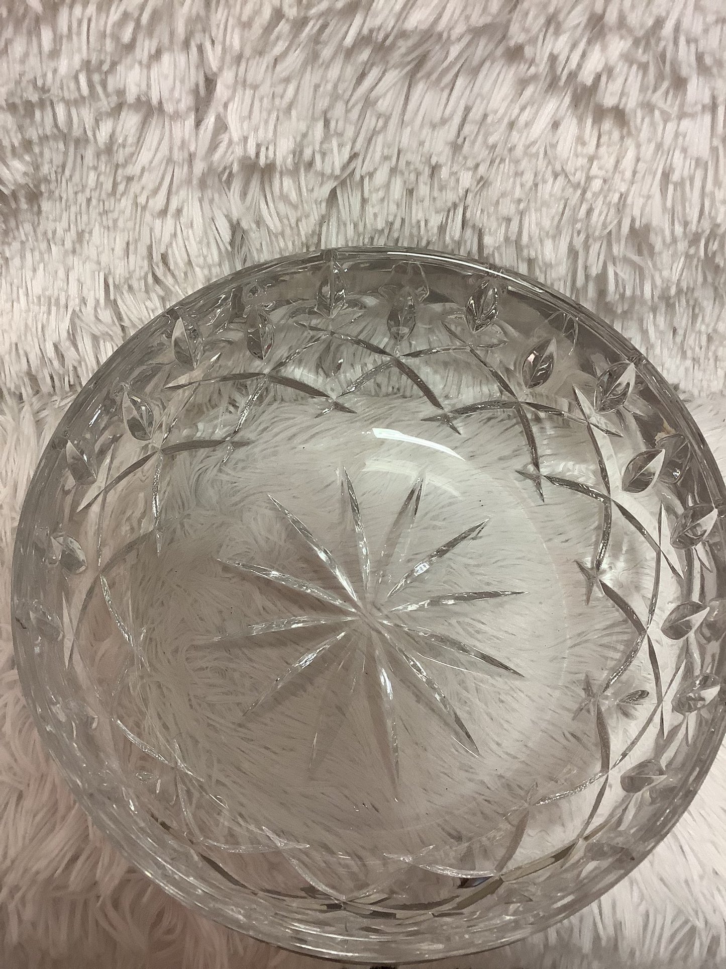 Large decorated glass bowl image 2
