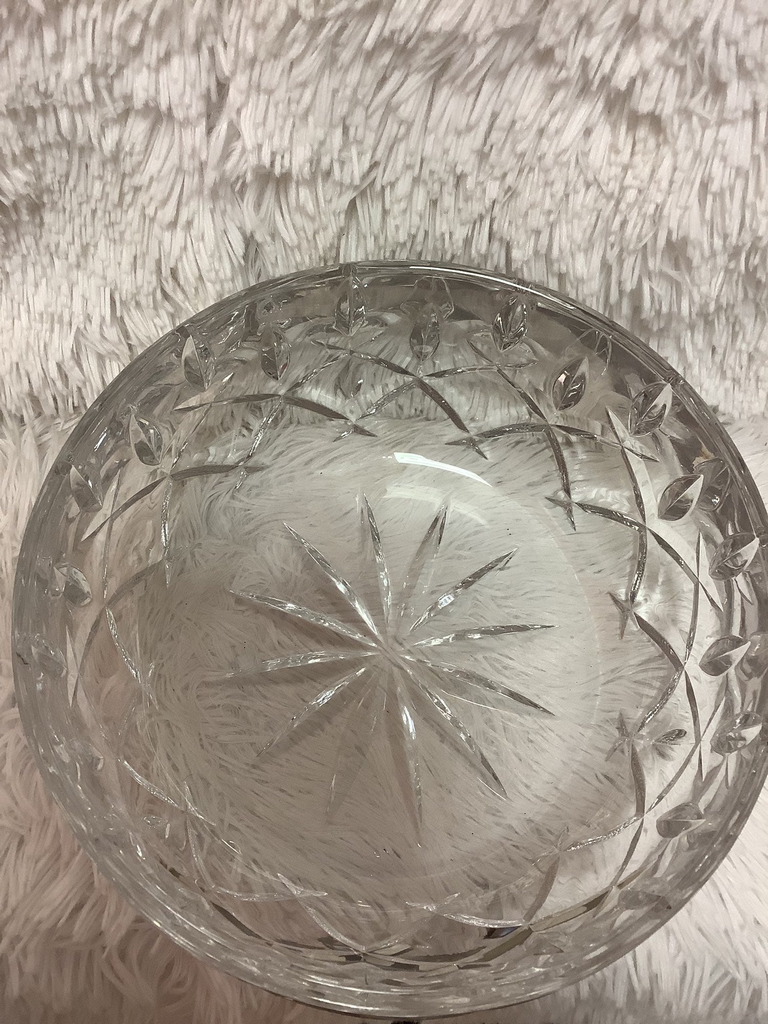 Large decorated glass bowl image 2