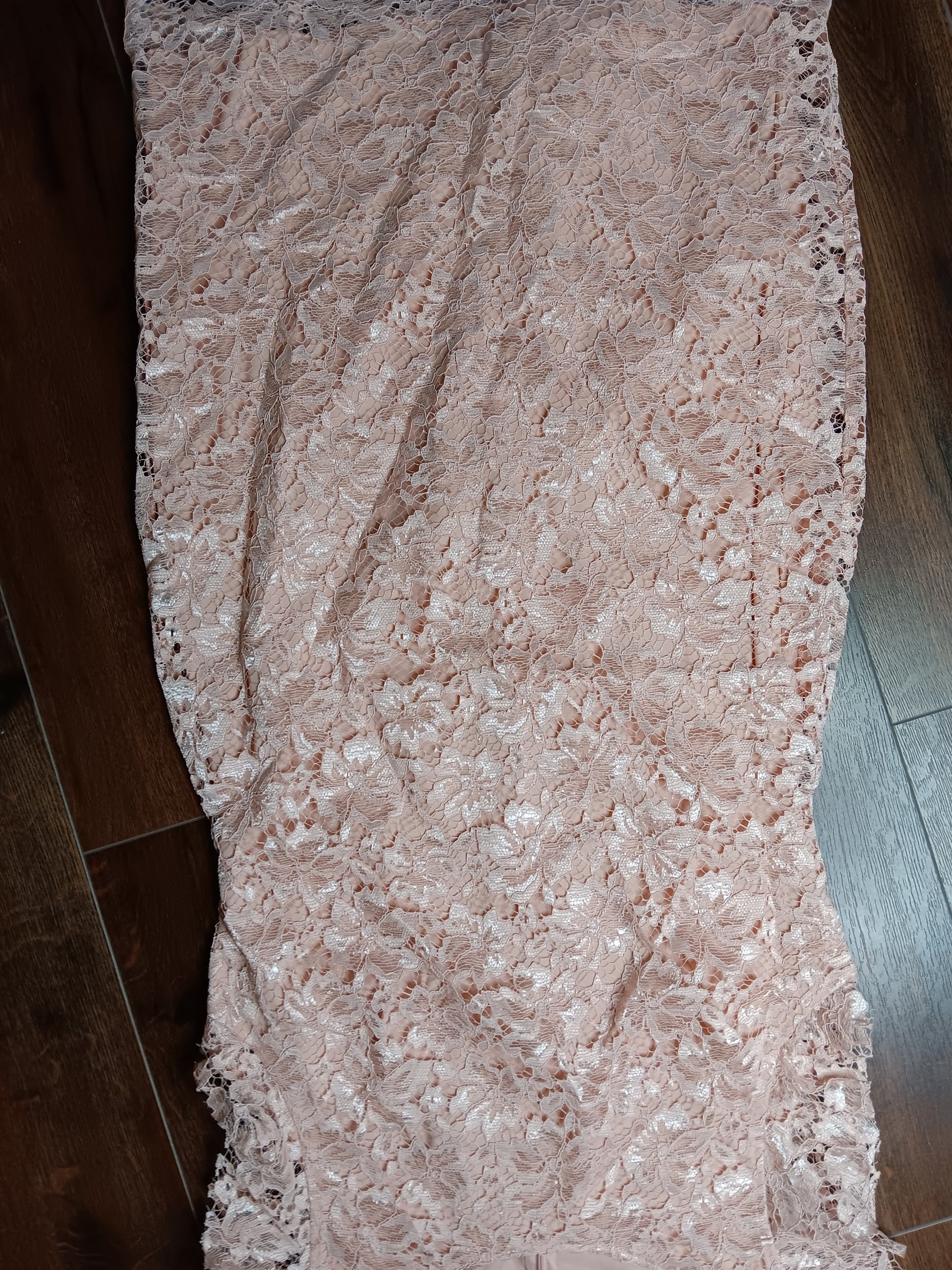 Pink lace dress size 12 image 1