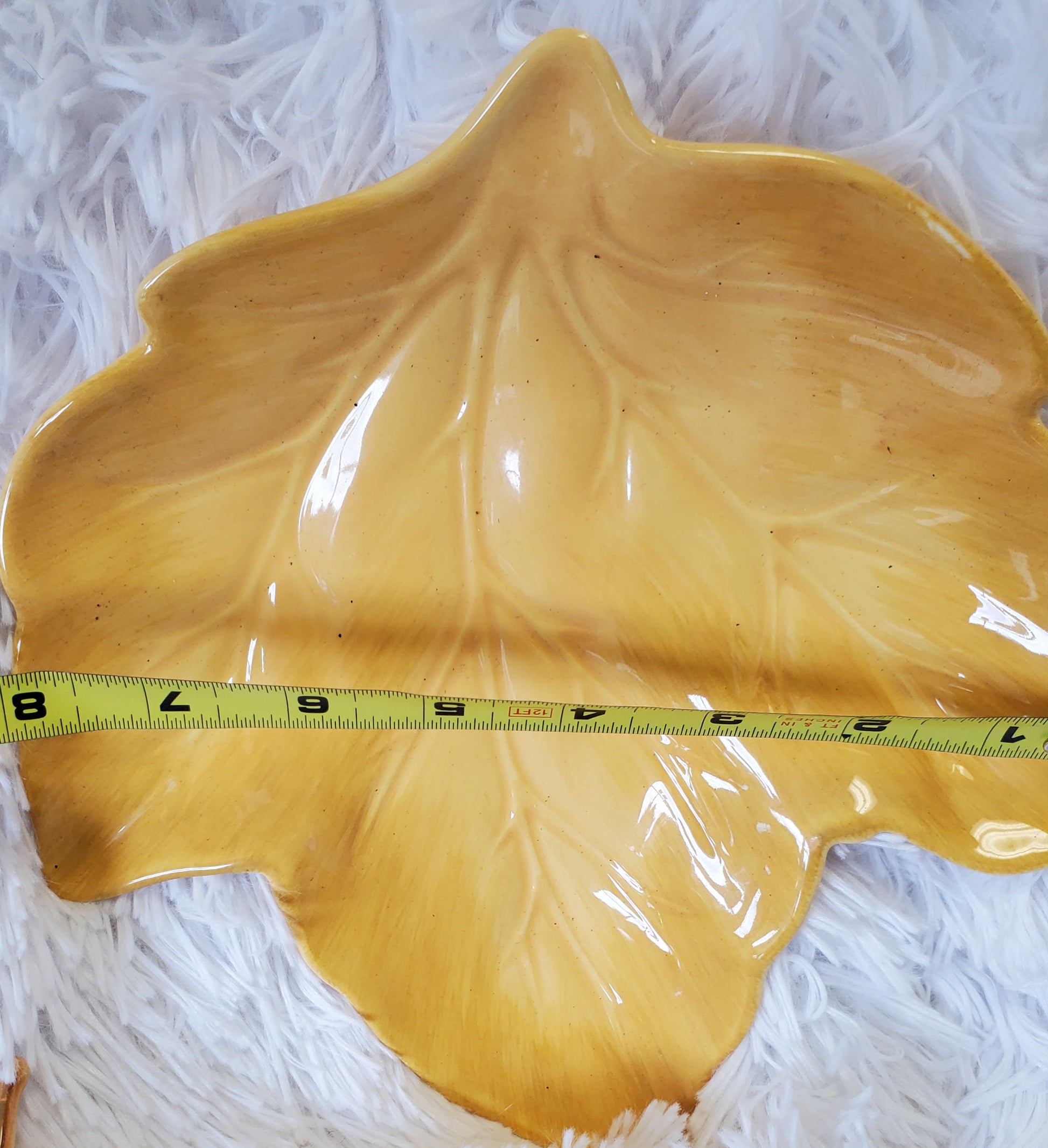 Fall Yellow leaf accent tray image 8