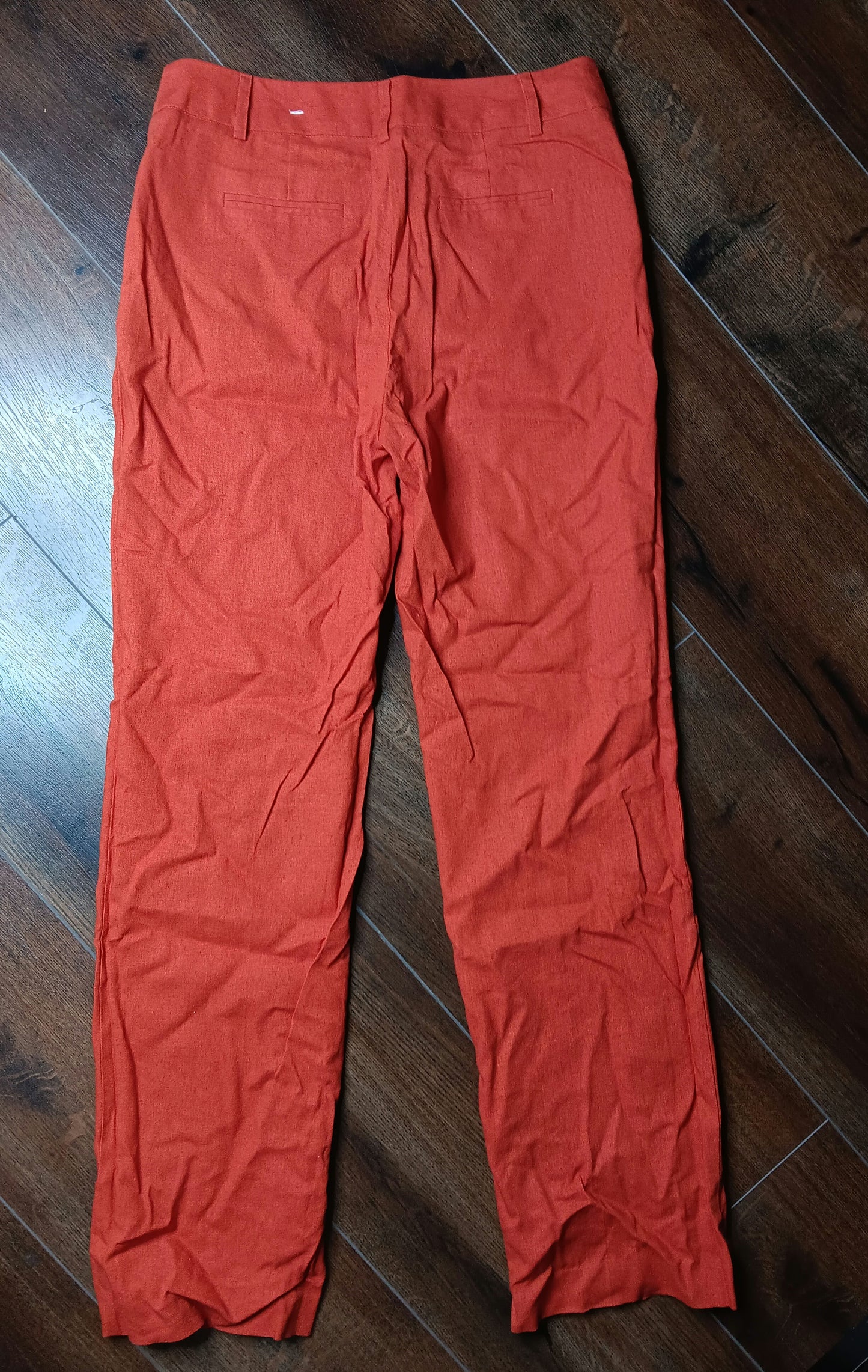 Women Burnt orange pants size 8 image 6