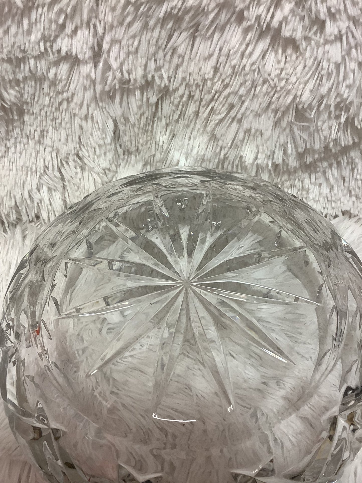 Large decorated glass bowl image 4