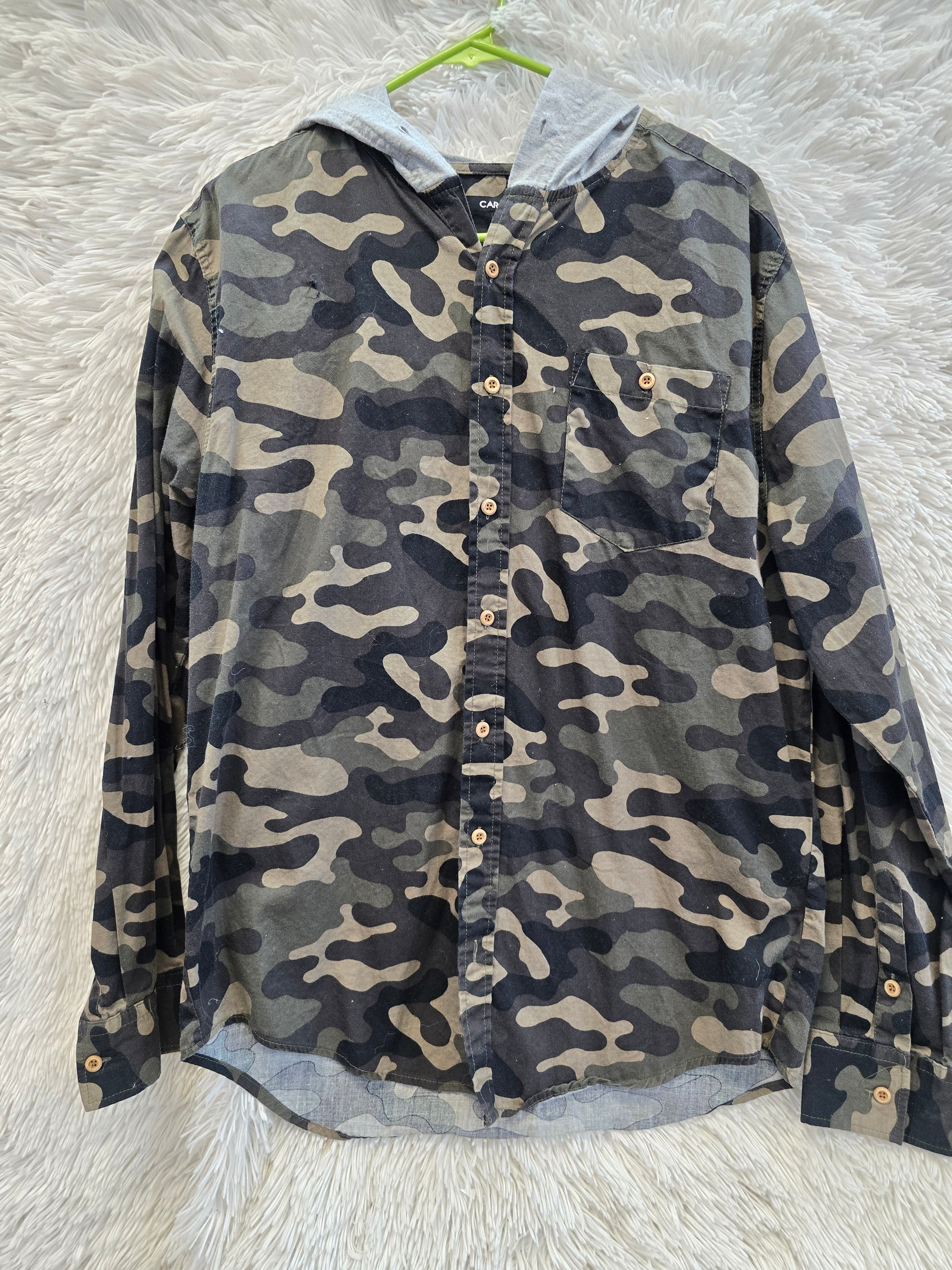 Camouflage hoodie shirt image 0