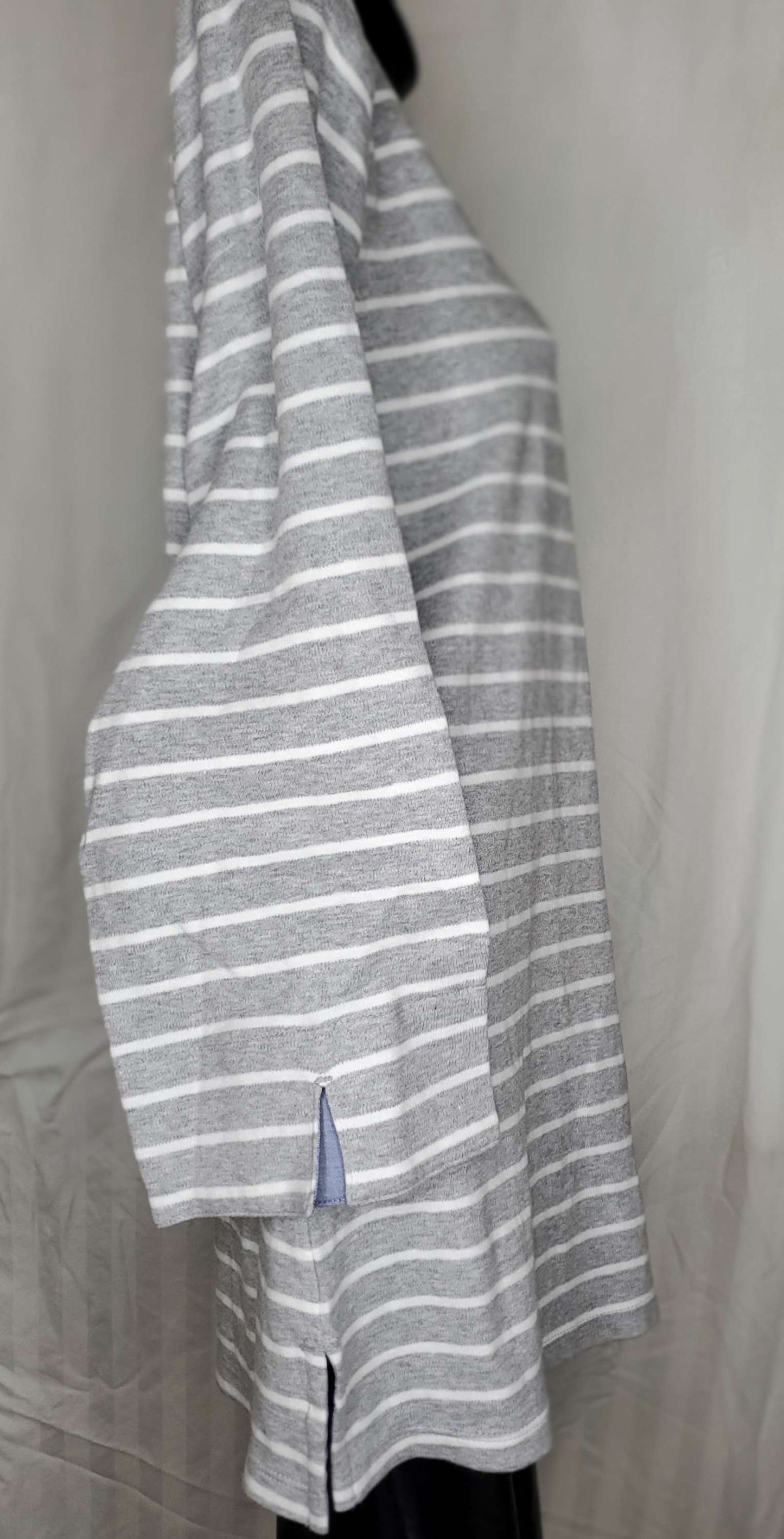 Nautical boat neck 3/4 sleeve blouse size xxl image 3