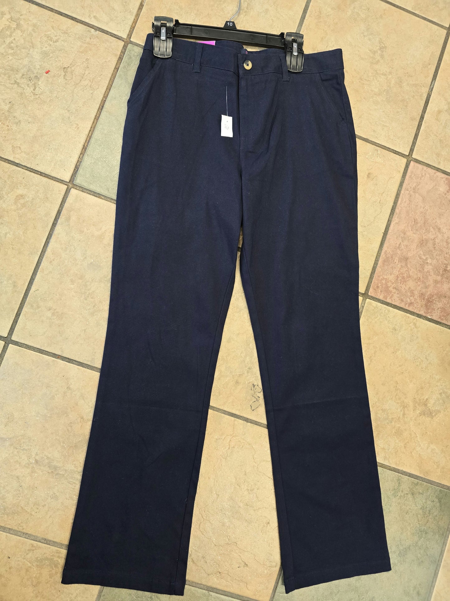Navy French toast straight pants size 18.5 plus image 1