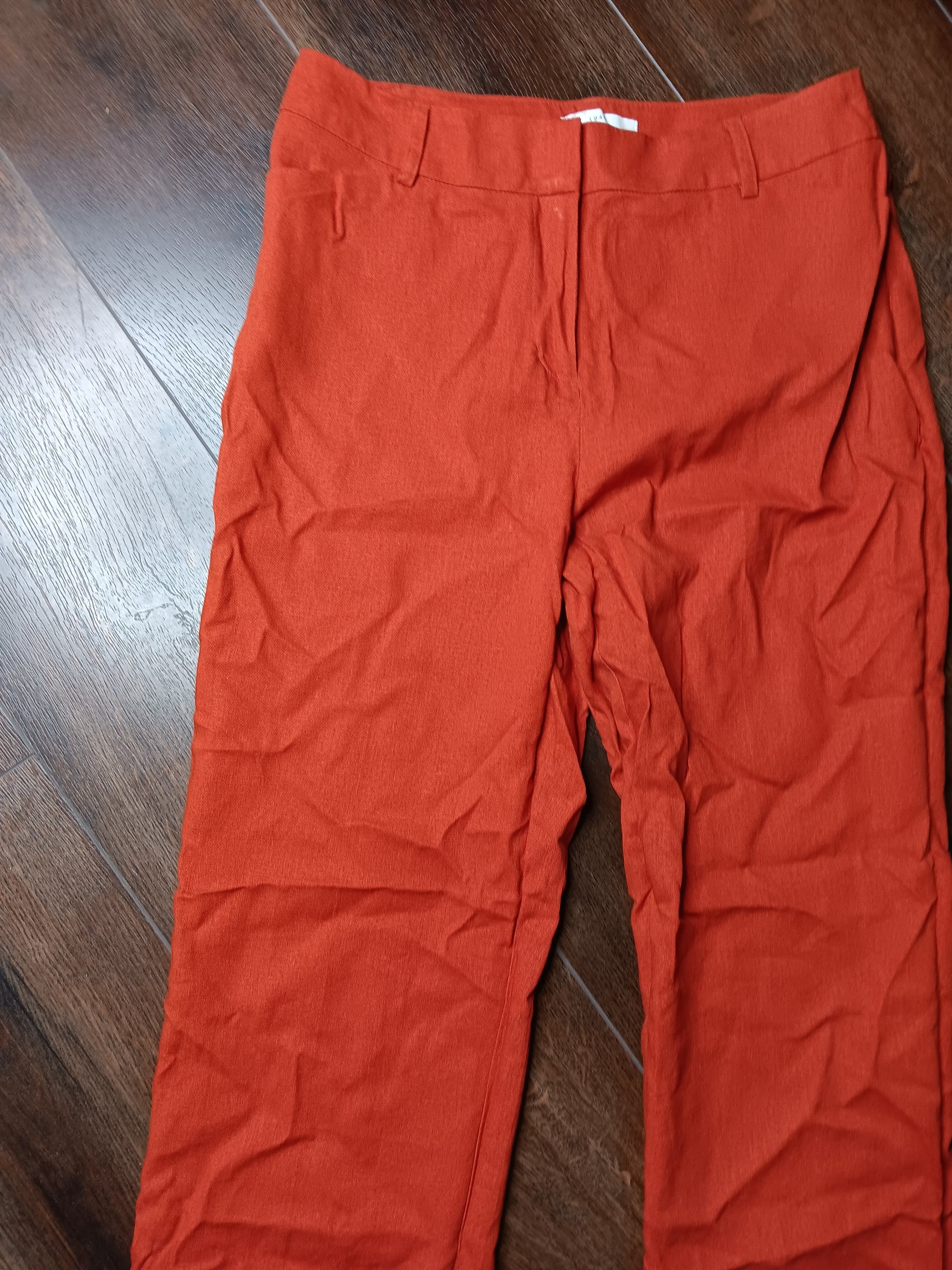 Women Burnt orange pants size 8 image 3