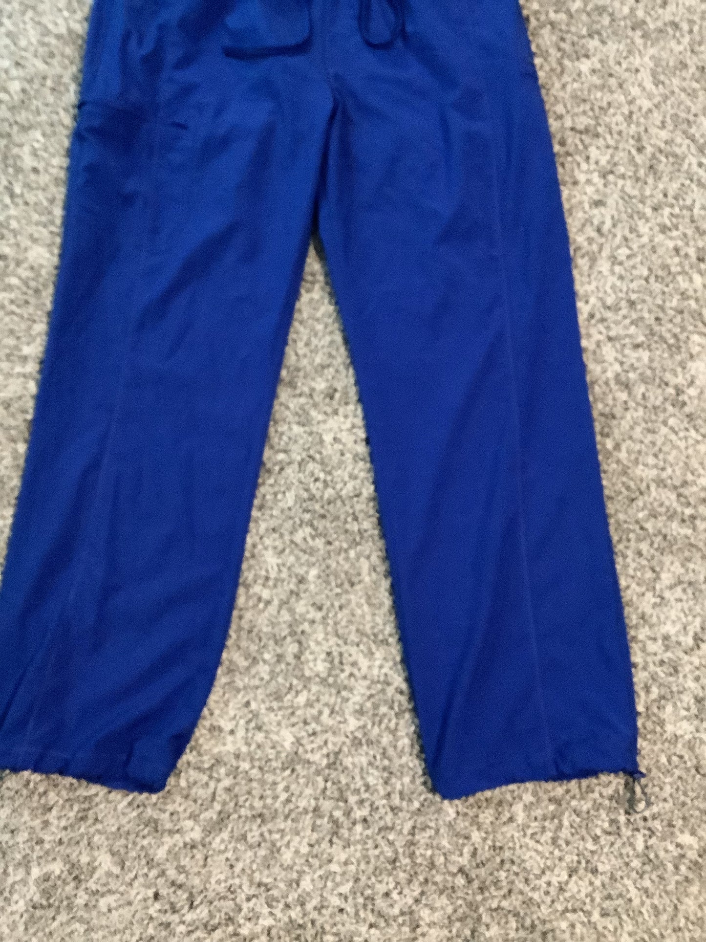 Royal Blue scrub pants size XL image 2