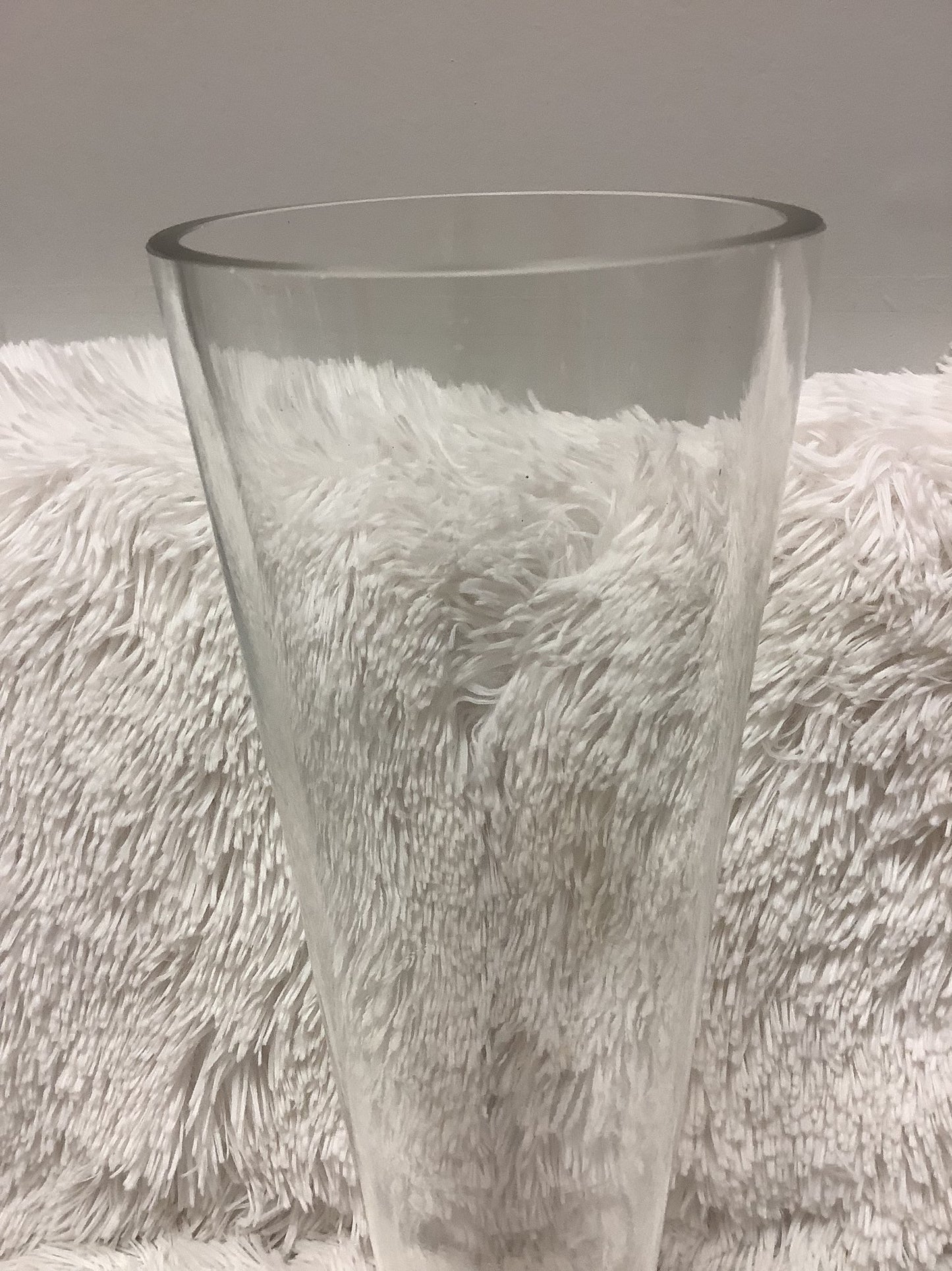 Tall clear vase image 2