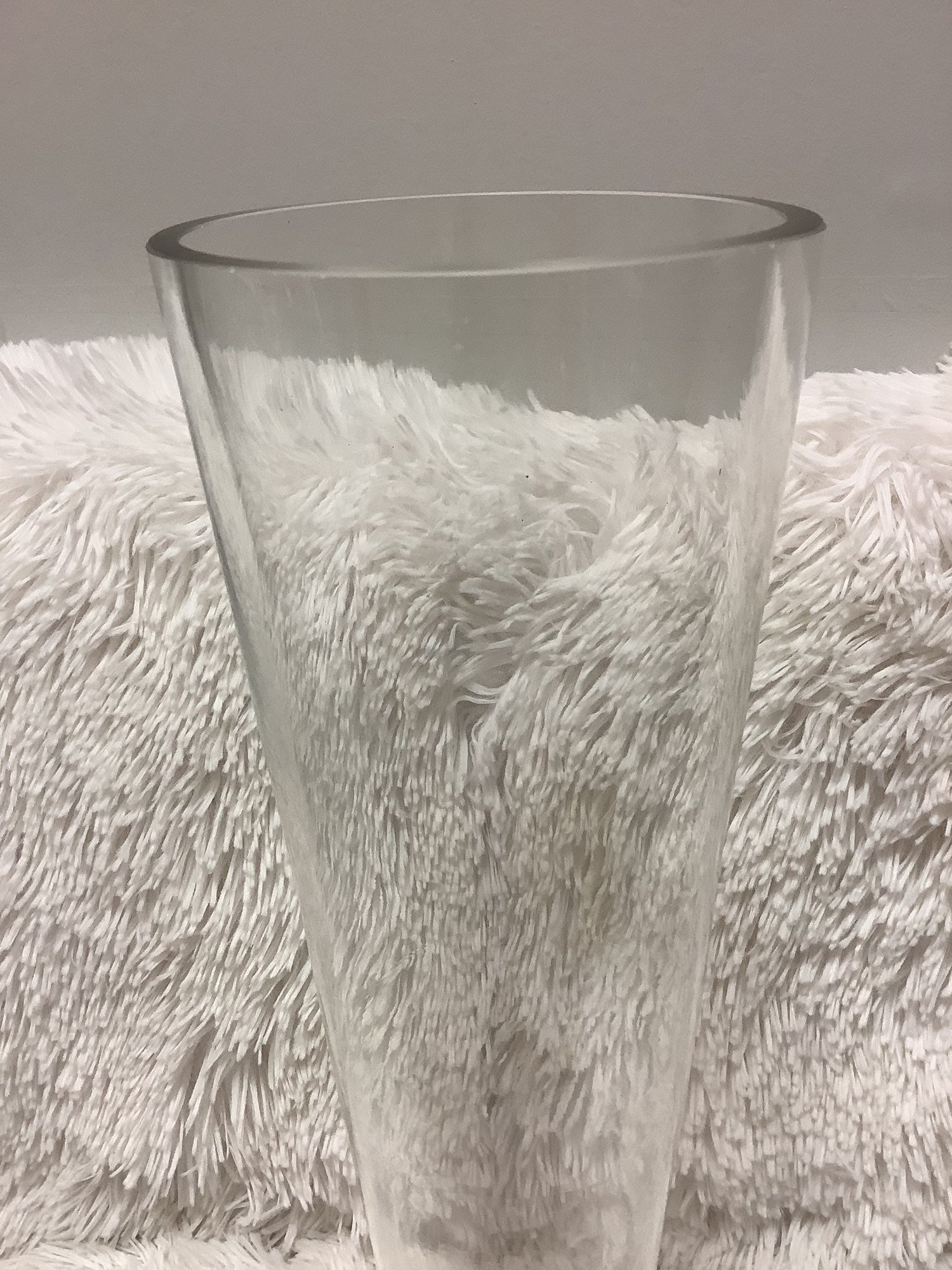 Tall clear vase image 2