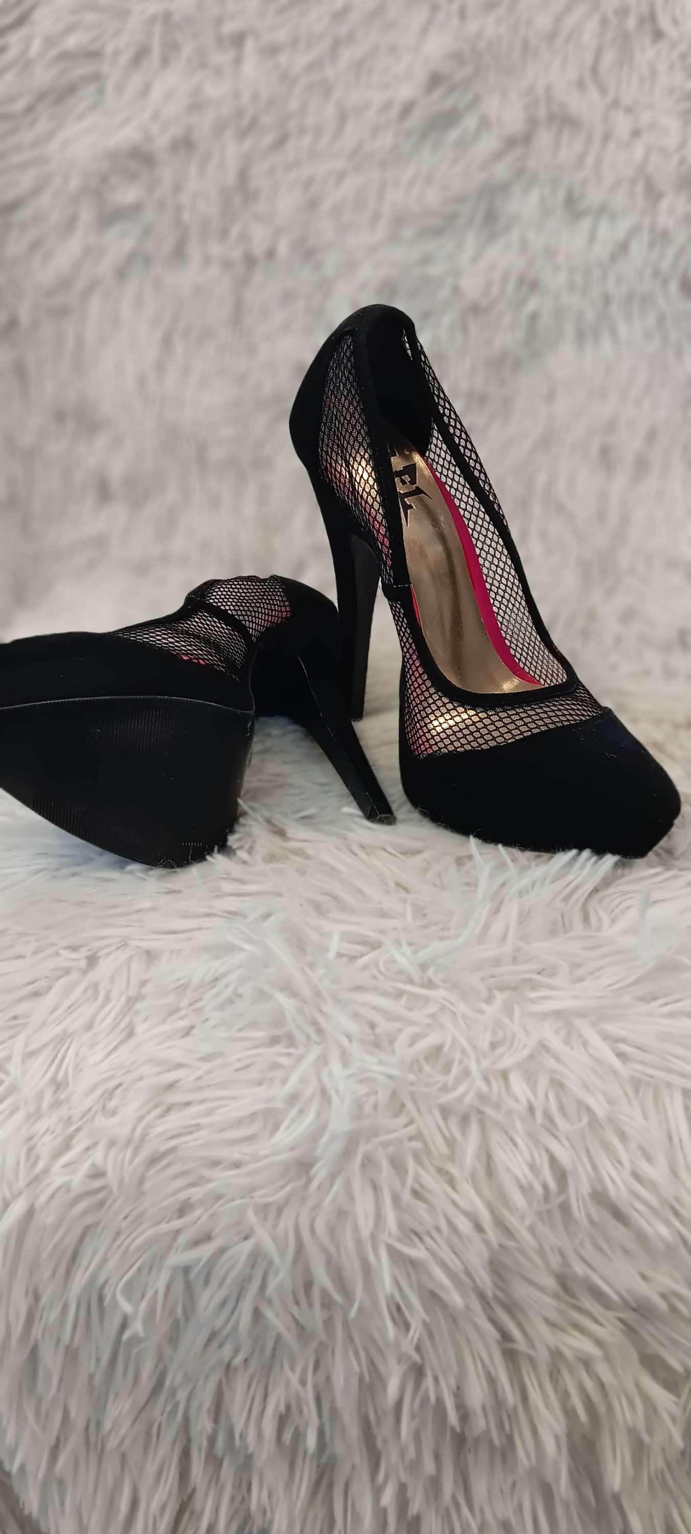 LFL Temper Black stilettos (size 7) image 2