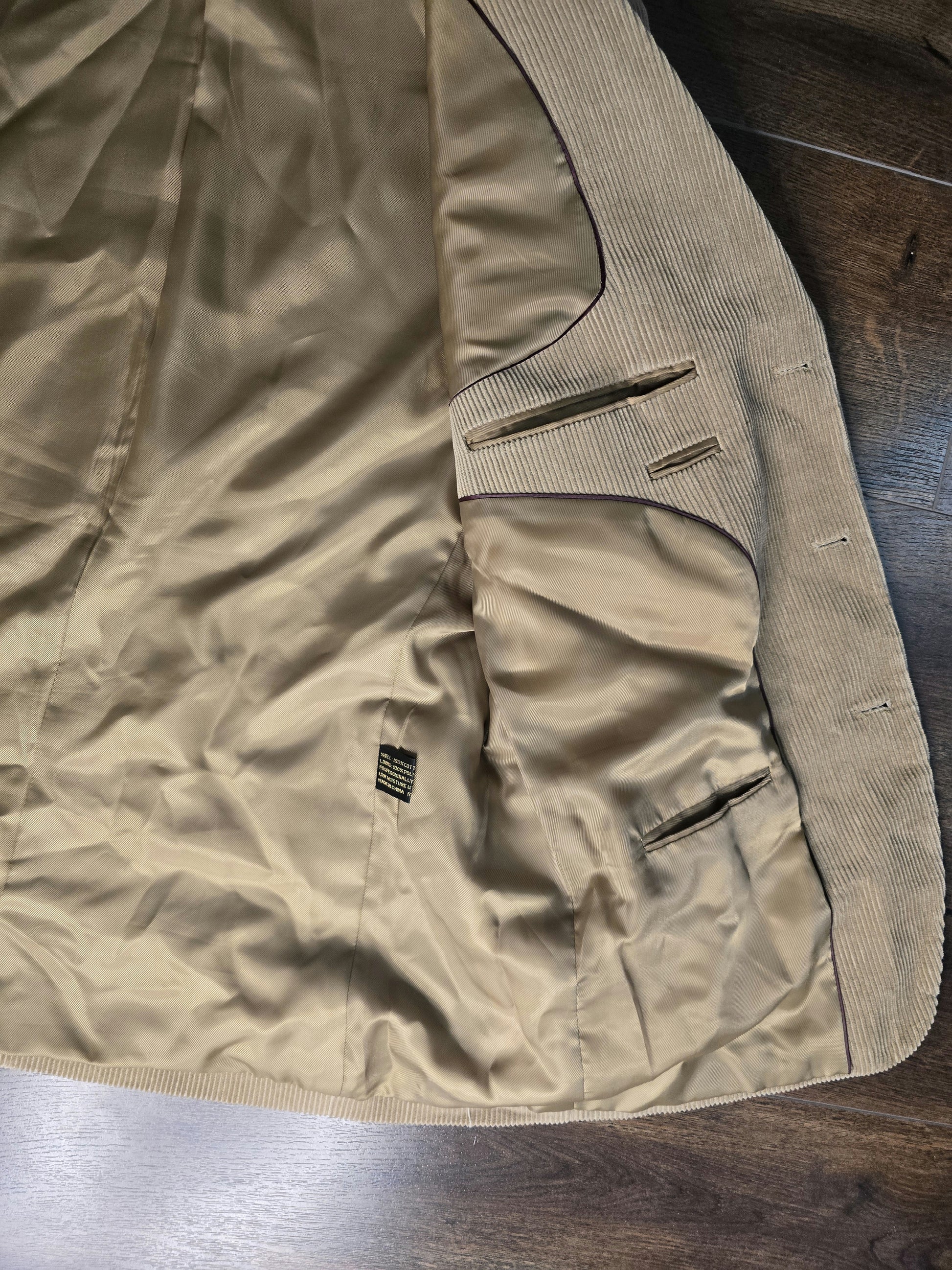Metro club collection Corduroy jacket size 42s image 10