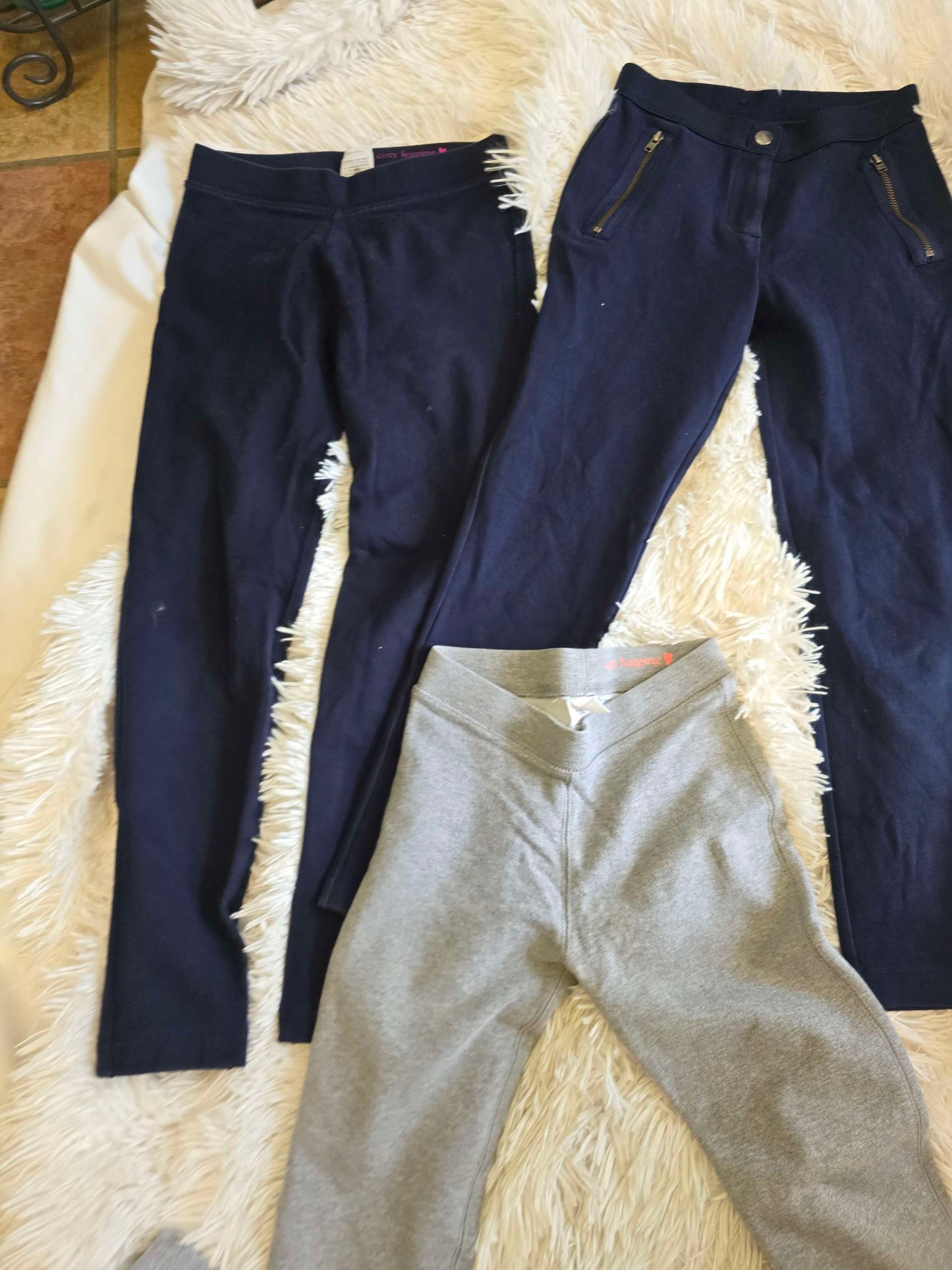 Set of 3 girl size 8 leggings image 1