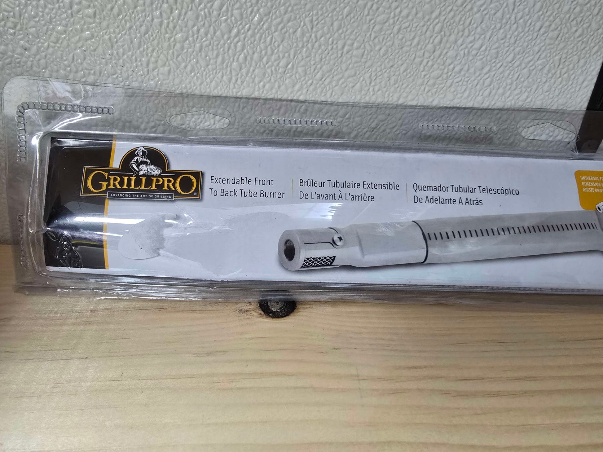 Grillpro extendable front to back tube burner image 0