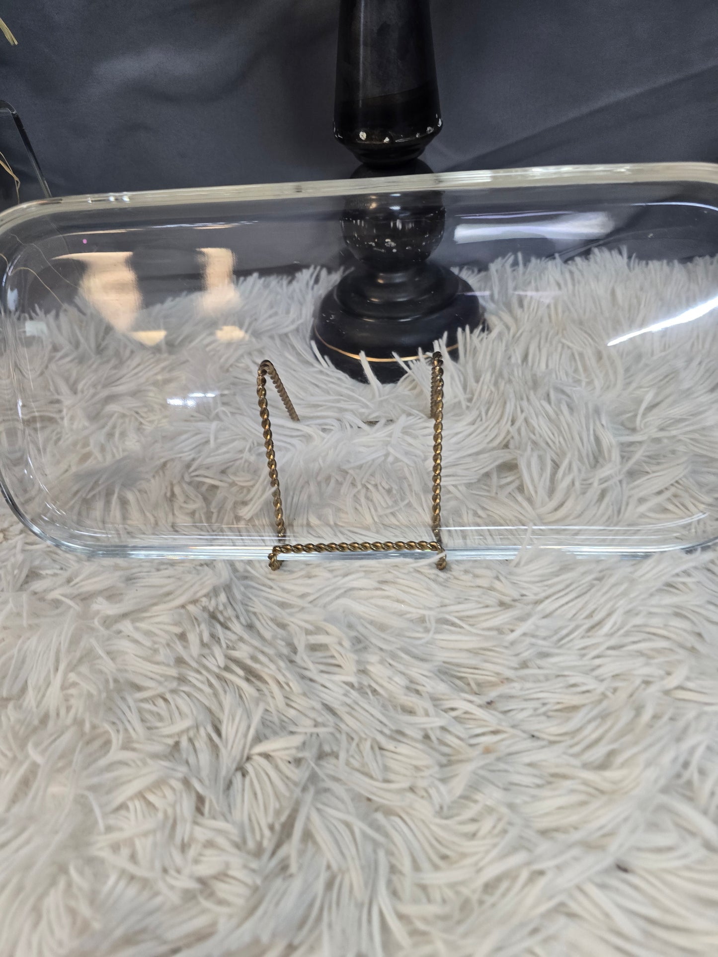 Rectangular clear platter  image 0