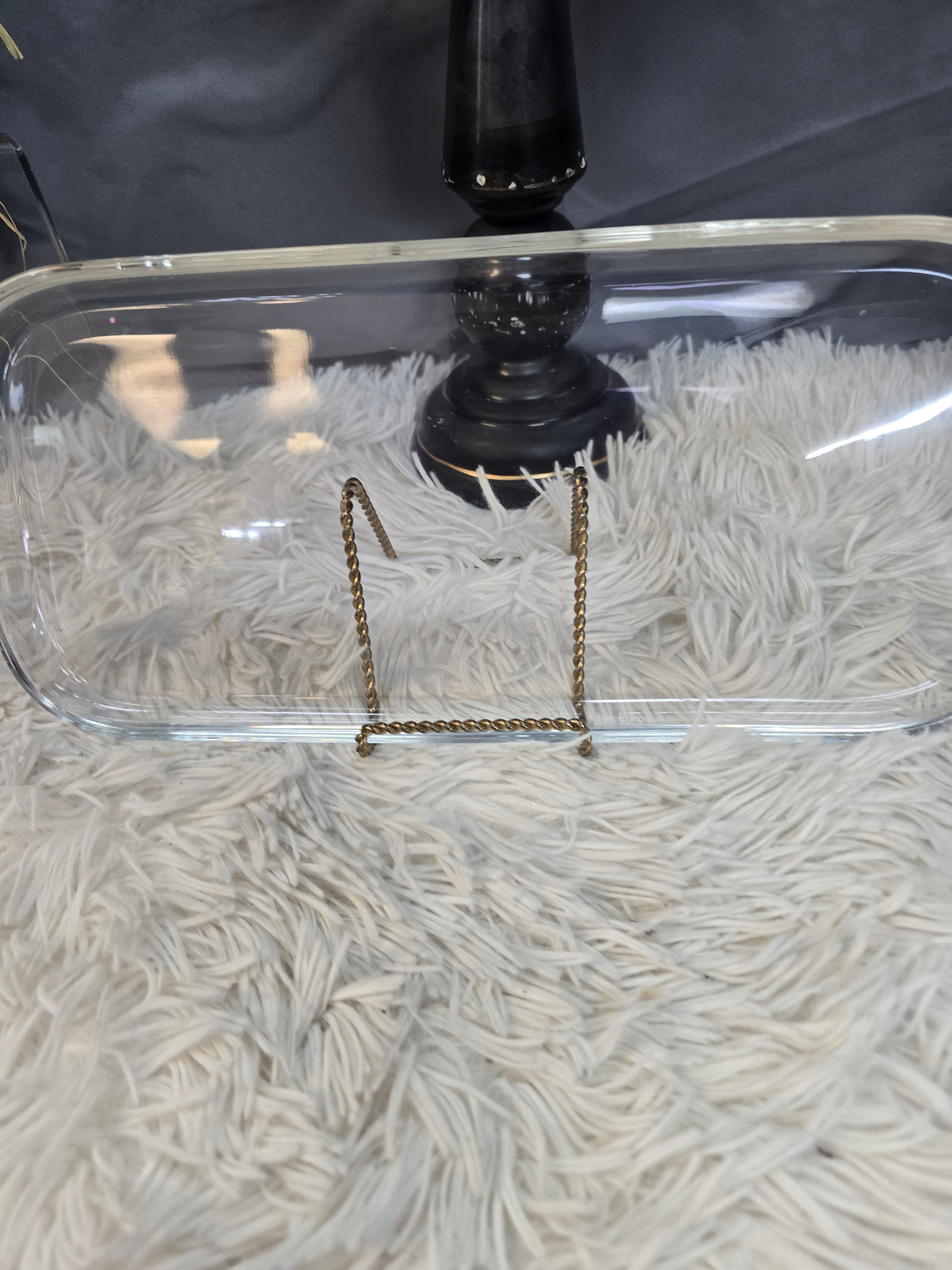 Rectangular clear platter  image 0