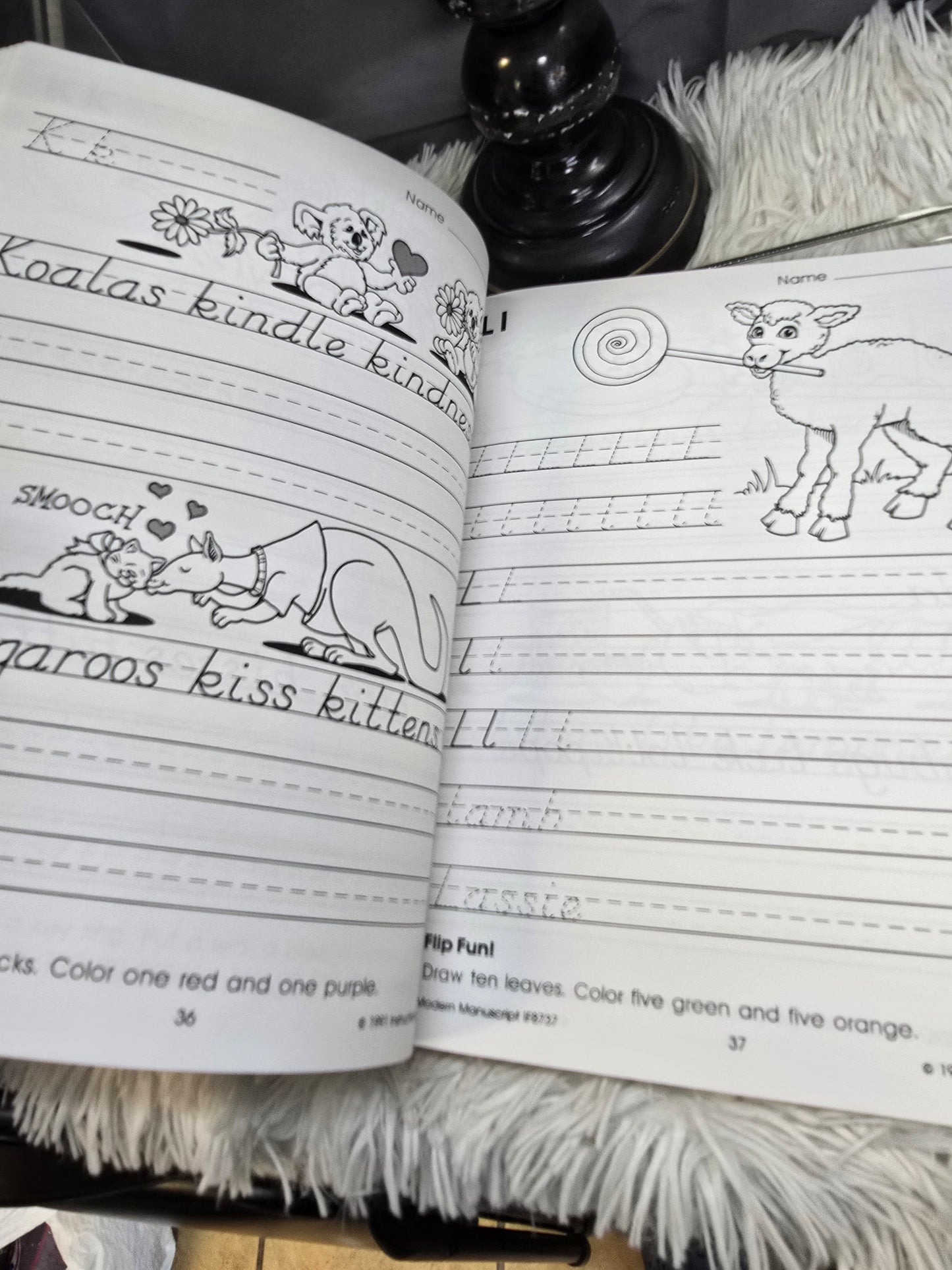 Kids manuscript and puzzle books  image 3