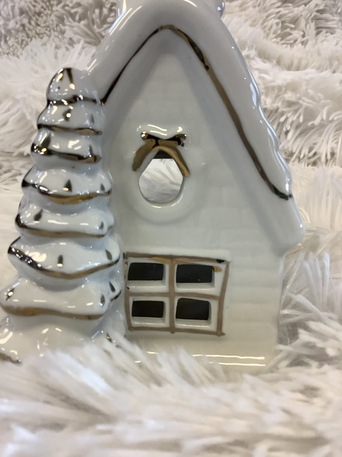 Christmas Ceramic candel holder image 2