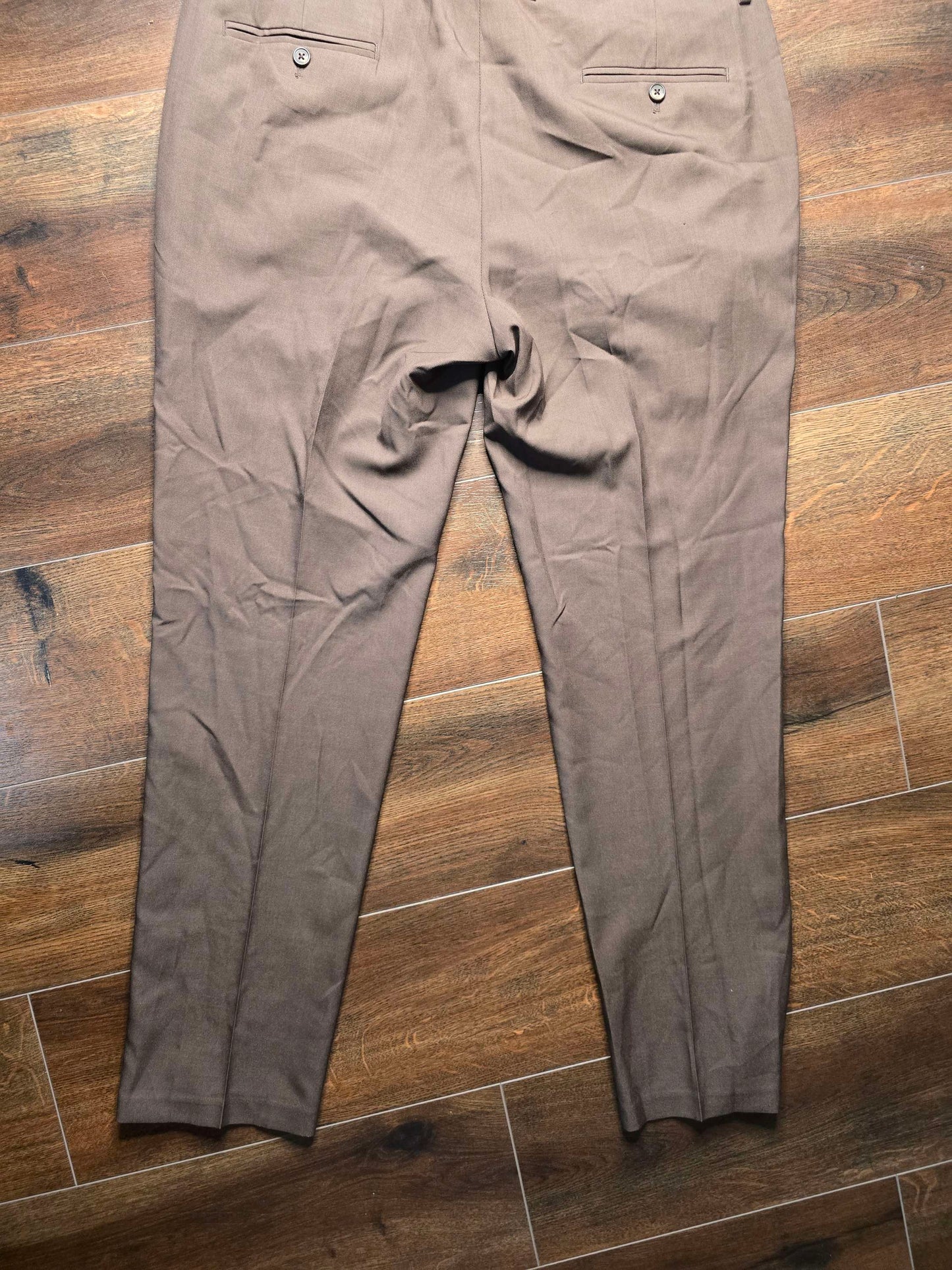 Men dress pants haggar slim fit 38x32 image 4