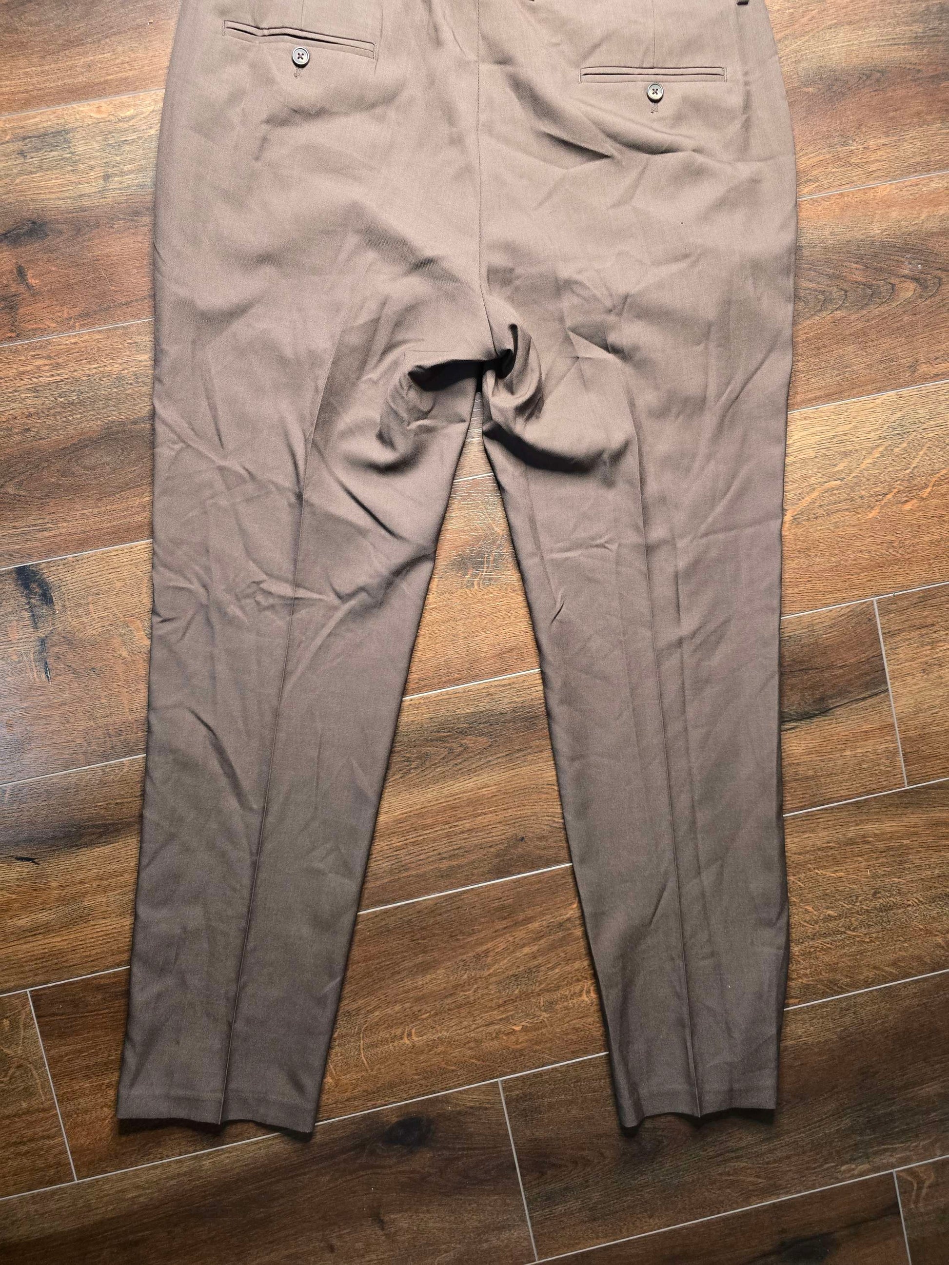 Men dress pants haggar slim fit 38x32 image 4