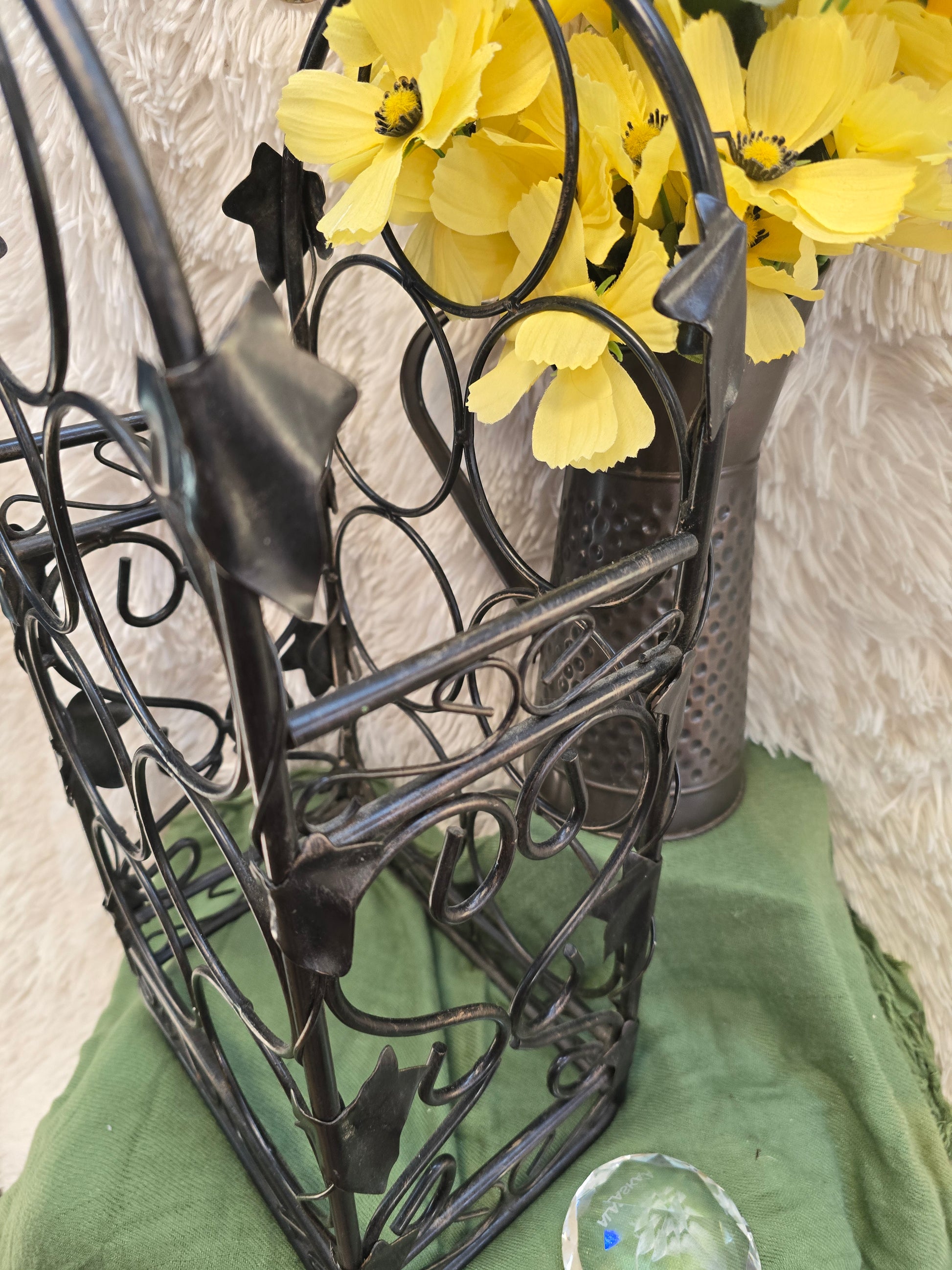 Wrought iron Wine holder image 5