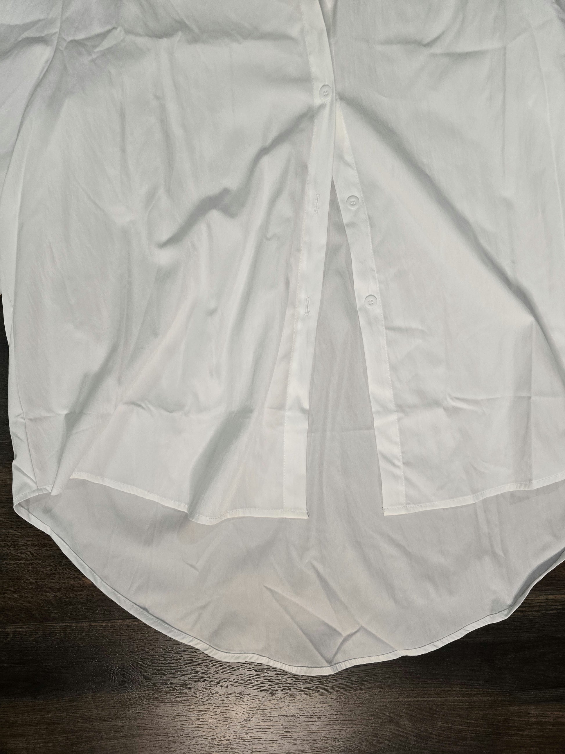 Oversized white shirt 2xl image 2