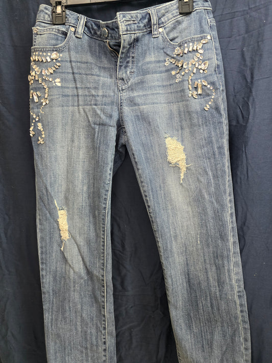 Jennifer Lopez boyfriend jeans size 4 image 0