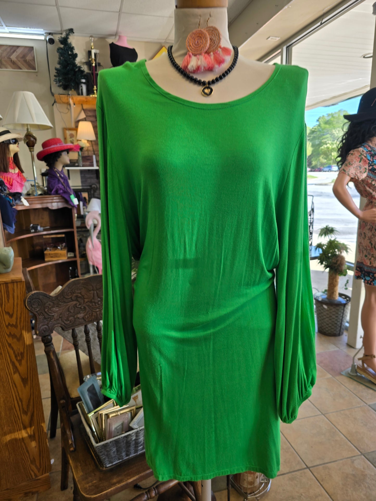 Green dress size 3X image 5