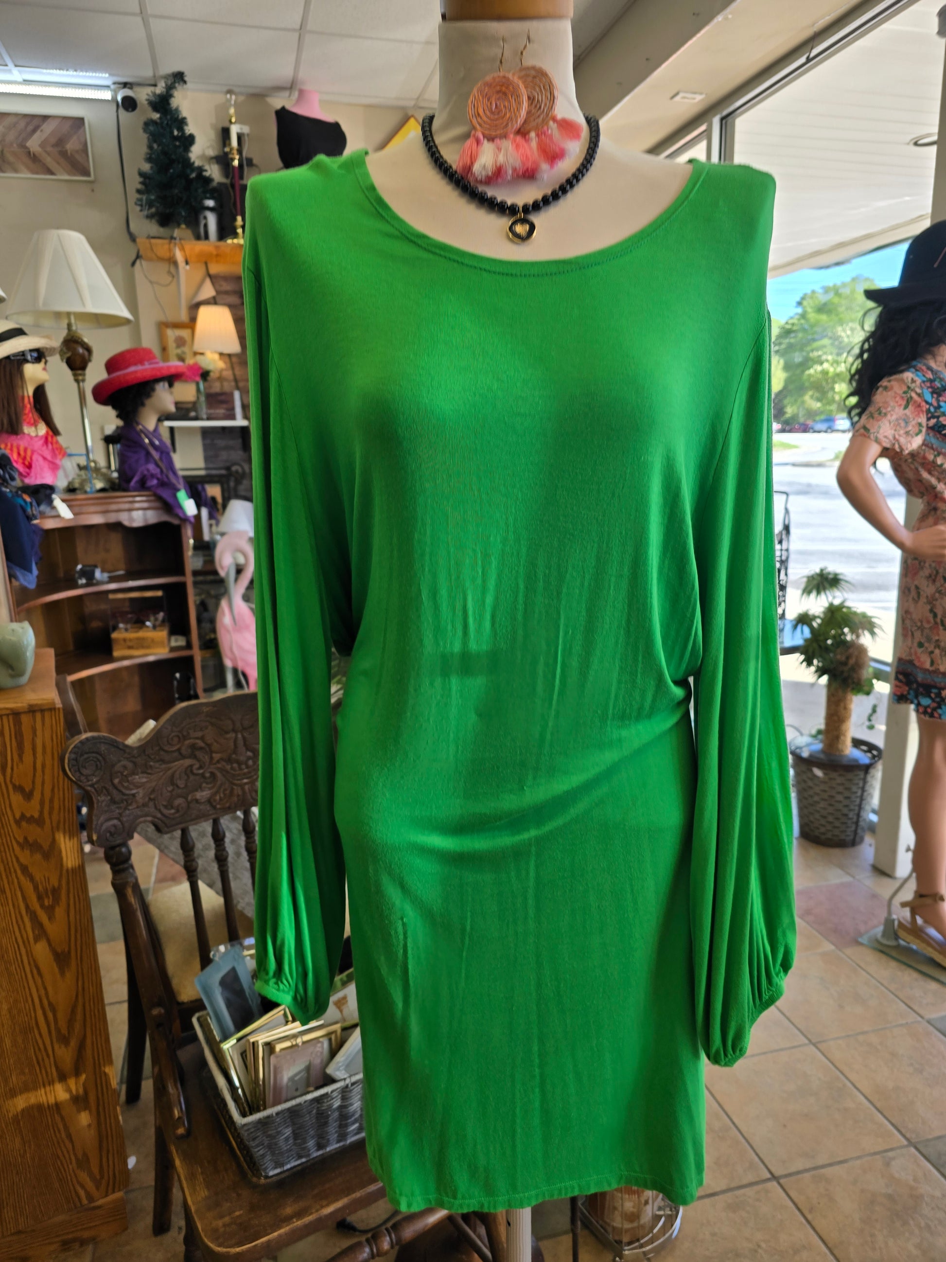 Green dress size 3X image 5