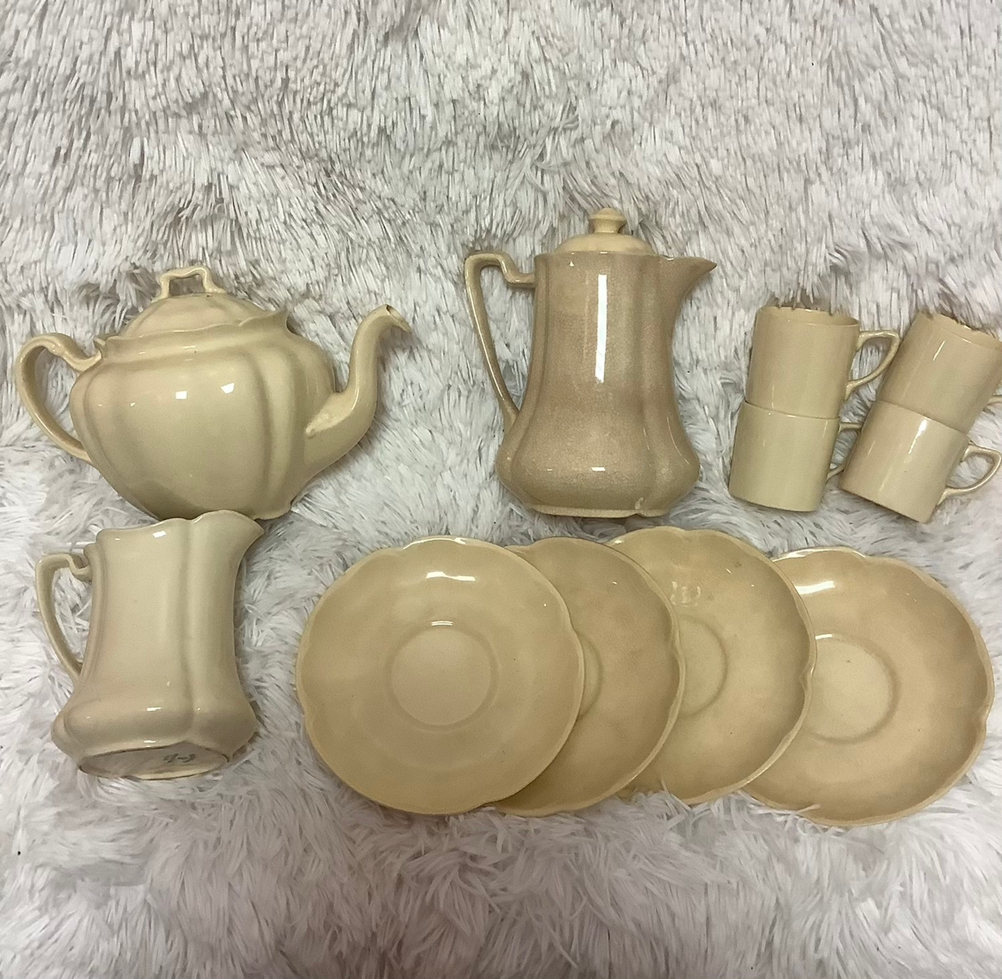 victorian johnson bros england china tea set image 7