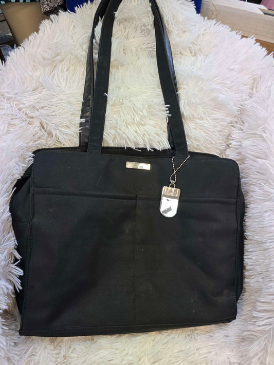 Nine west 6 compartment laptop bag/purse with credit card slots image 1