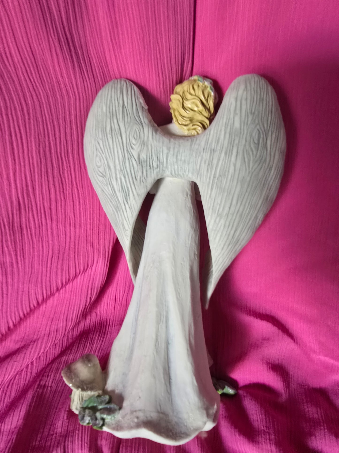 Angel with Bunny Figurine – Inspirational Home Décor Statue