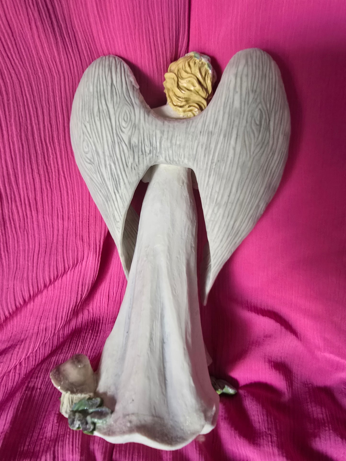 Angel with Bunny Figurine – Inspirational Home Décor Statue