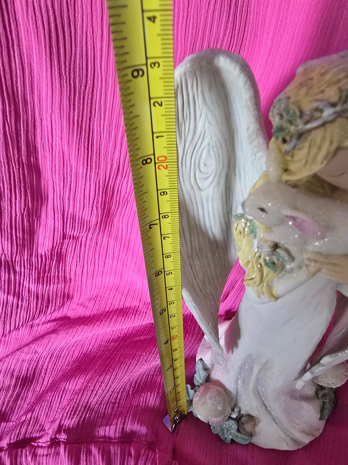 Angel with Bunny Figurine – Inspirational Home Décor Statue