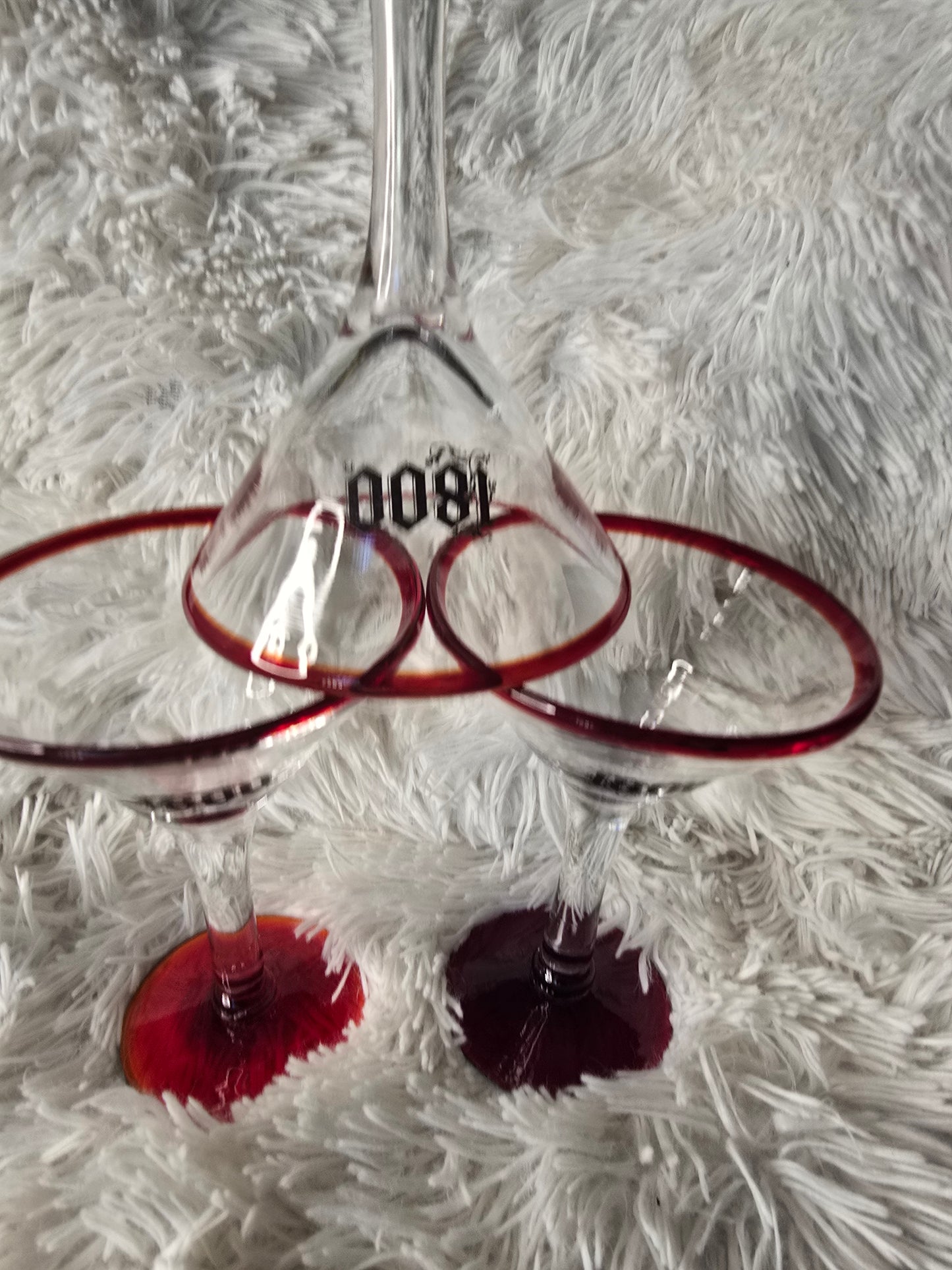 1800 Tequila Margarita Glasses - Set of 3