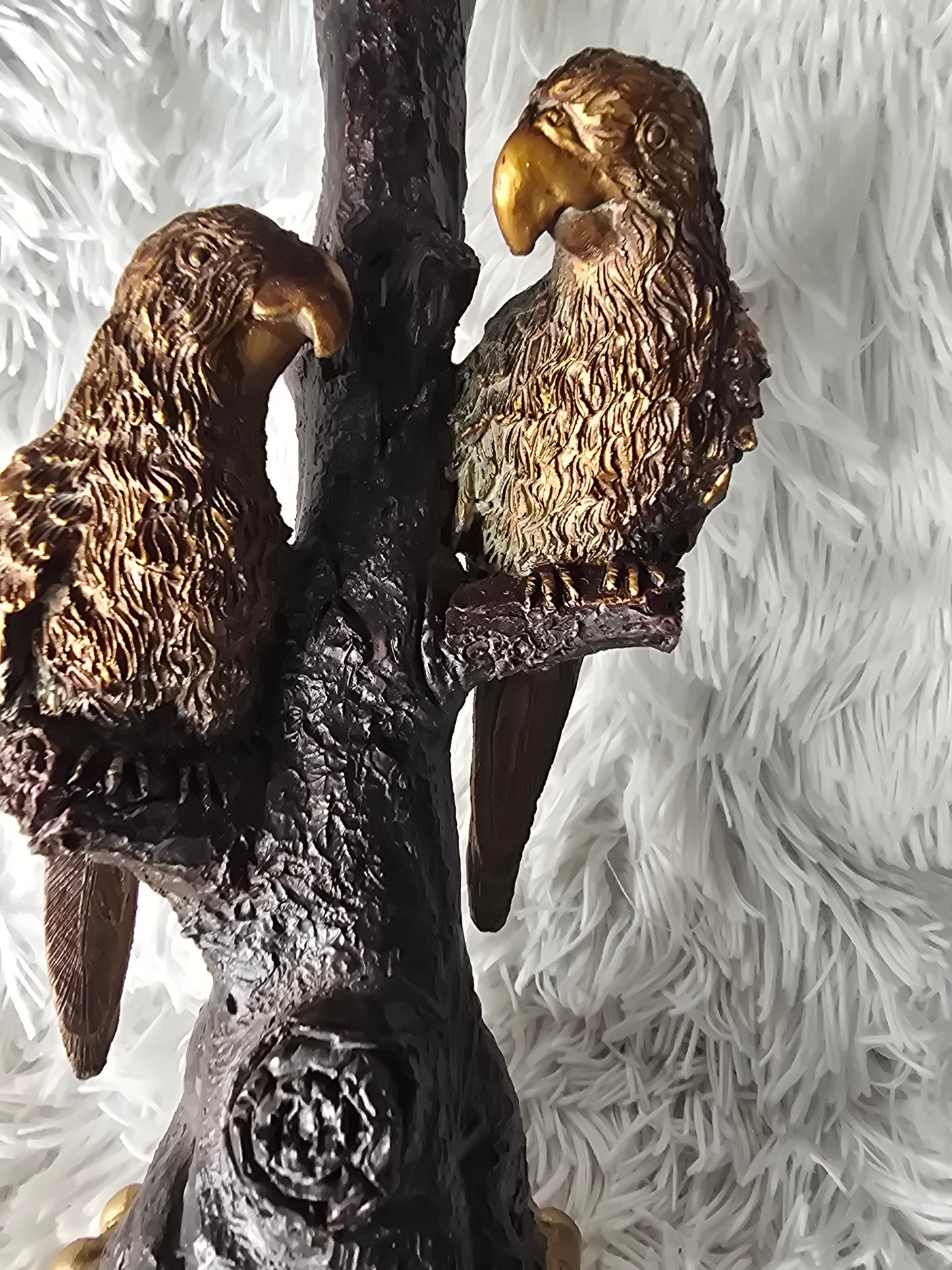 Vintage Style Parrot Table Lamp Base