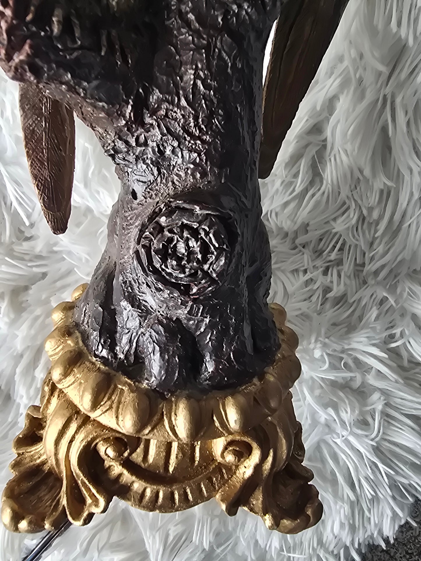 Vintage Style Parrot Table Lamp Base