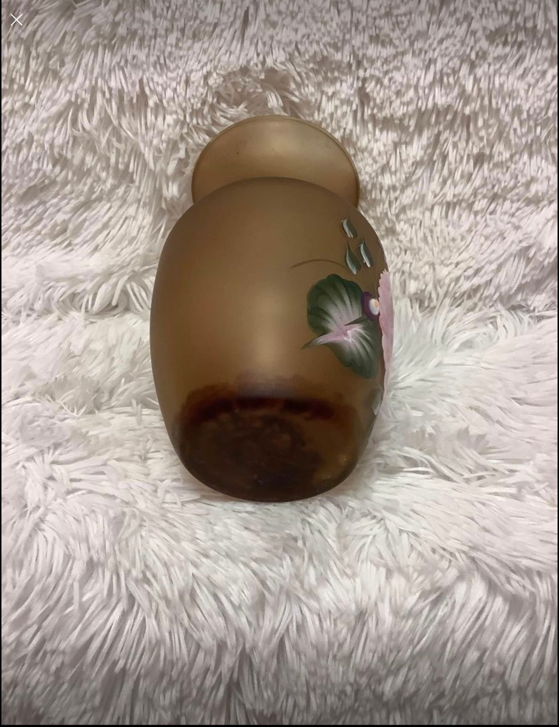 Floral Hummingbird Vase 8 inch tall image 4