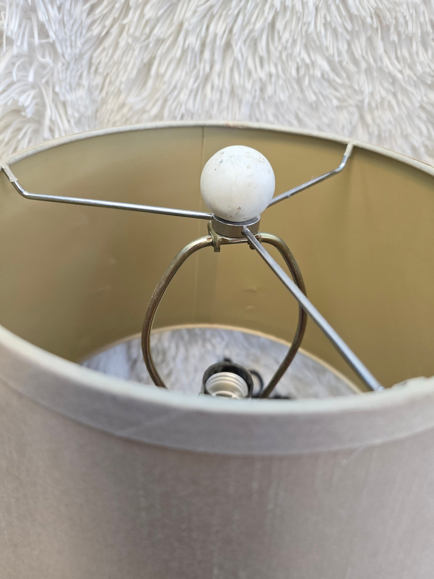 Accent marble tone lamp 16inch image 6