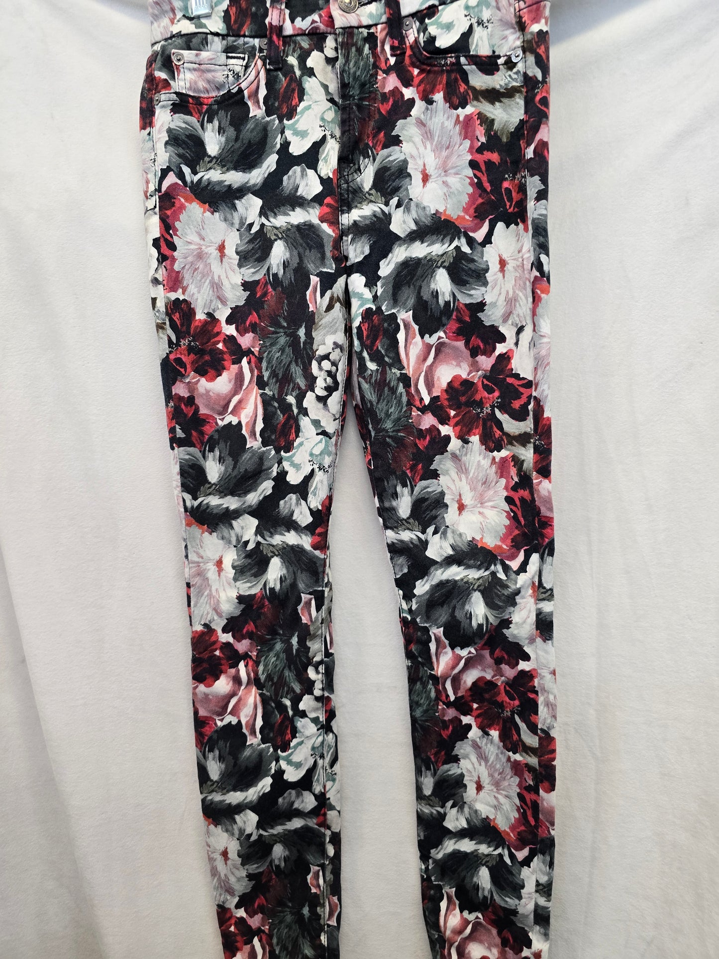 For all mankind floral pants size 28 image 0