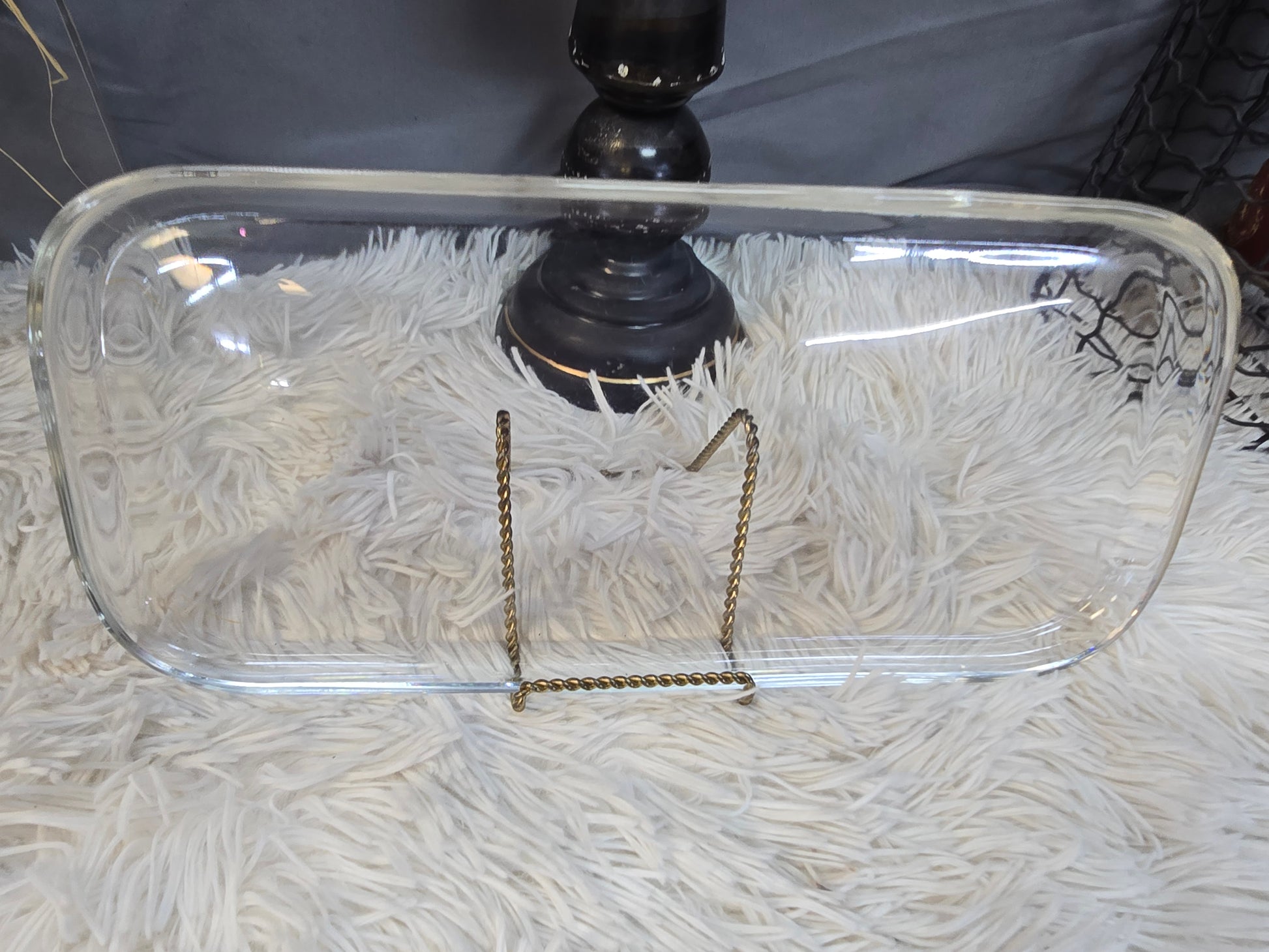 Rectangular clear platter  image 3