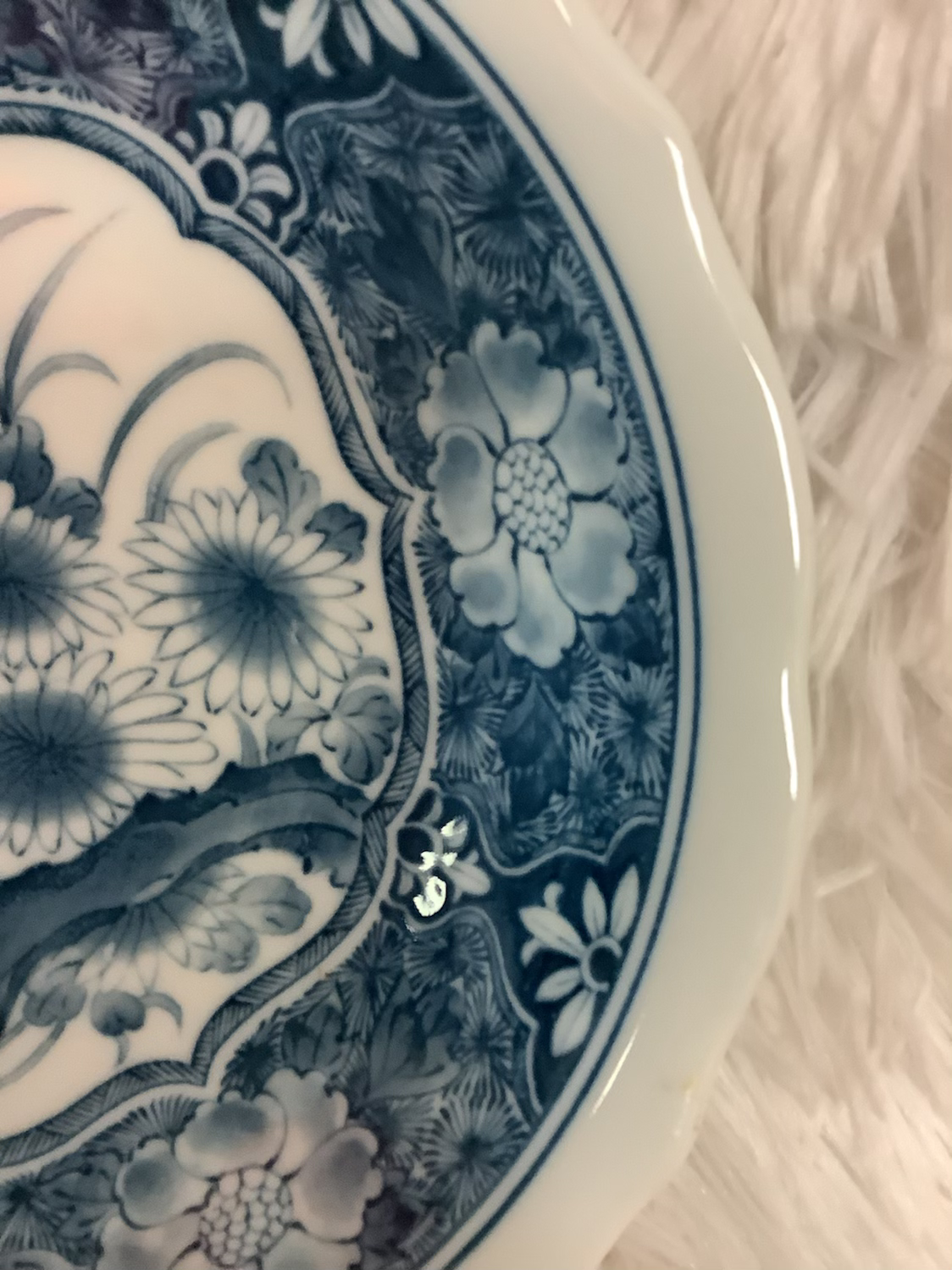Porcelain blue white bowl image 1