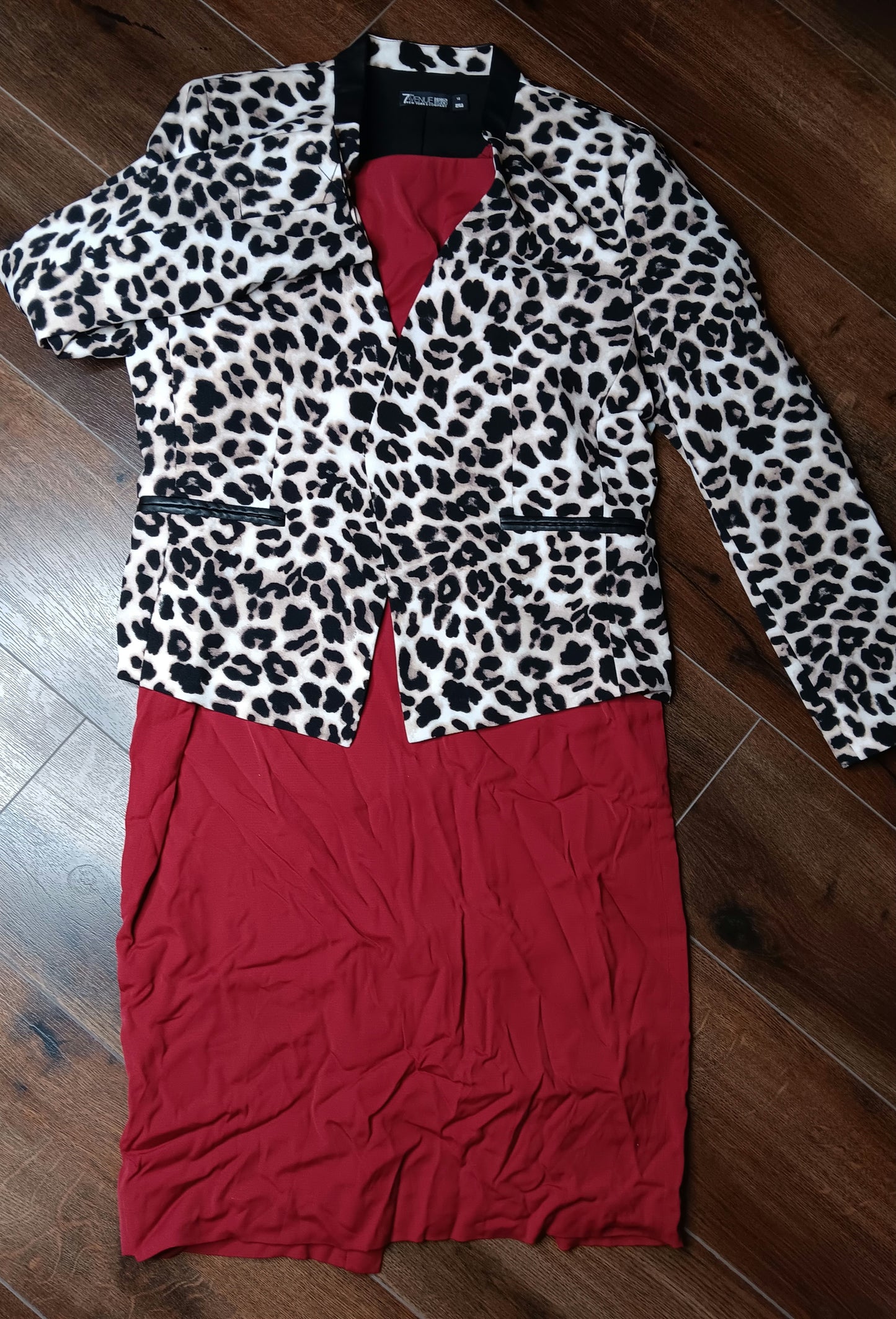 Antonio Melani Knee length red dress size 10 image 6