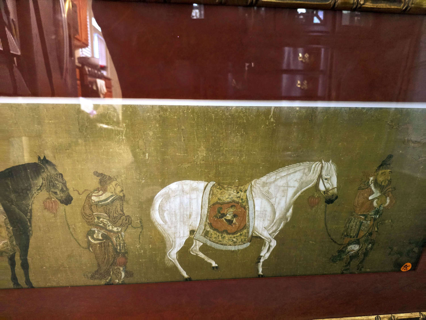 Han Kan horses oriental wall art 21x49 image 2